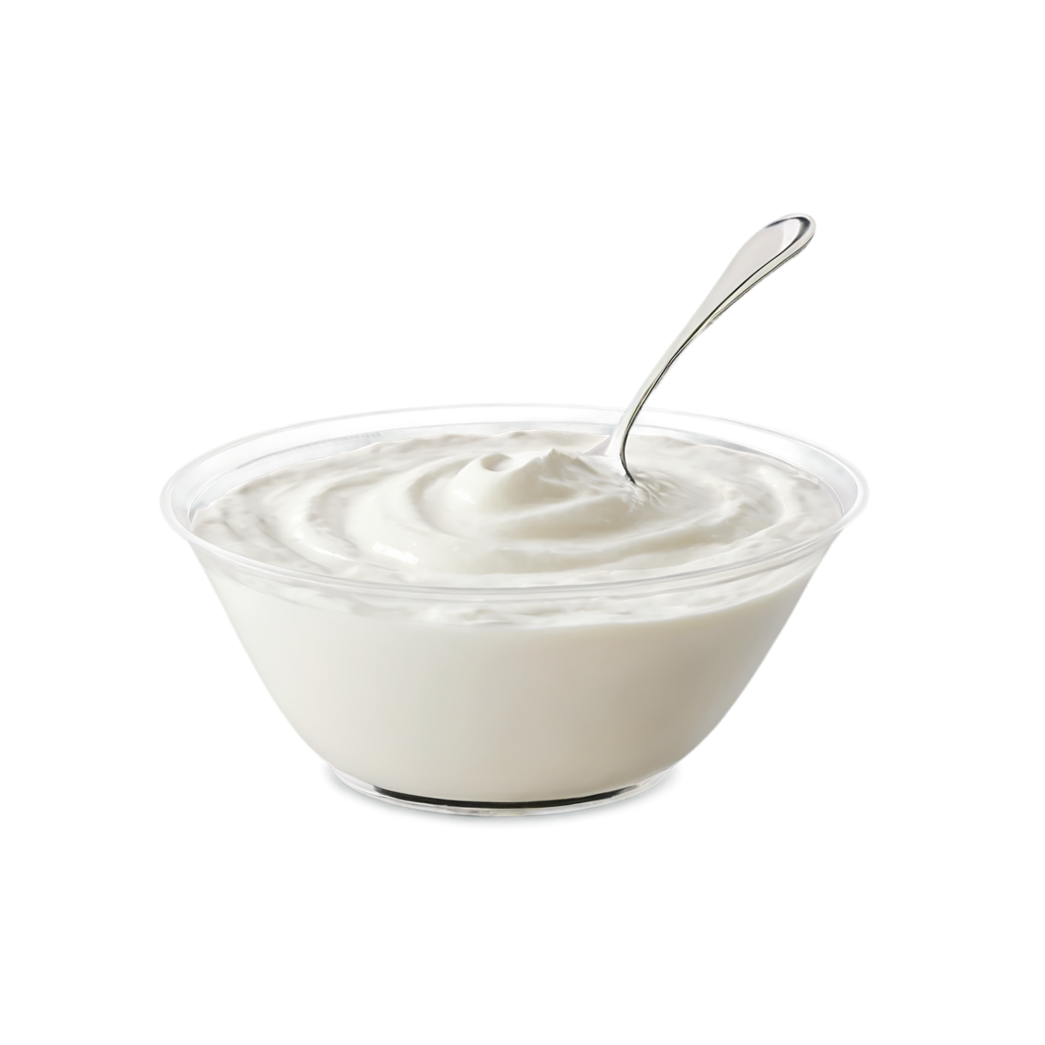 Greek yogurt dairy products isolated on transparent background #4270