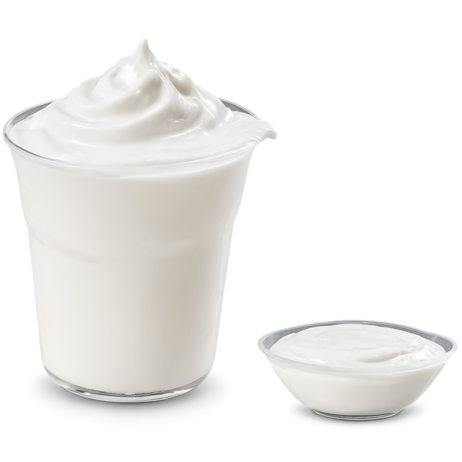 Greek yogurt dairy products isolated on transparent background #4271