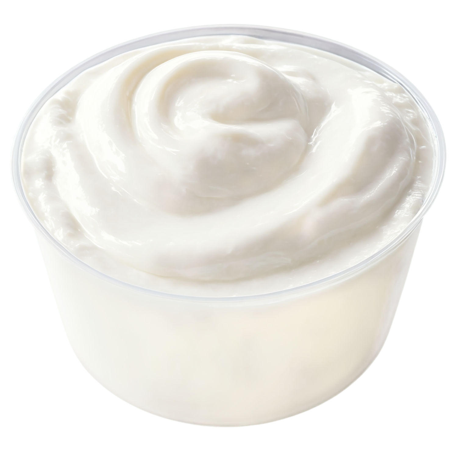 Greek yogurt dairy products isolated on transparent background #4272
