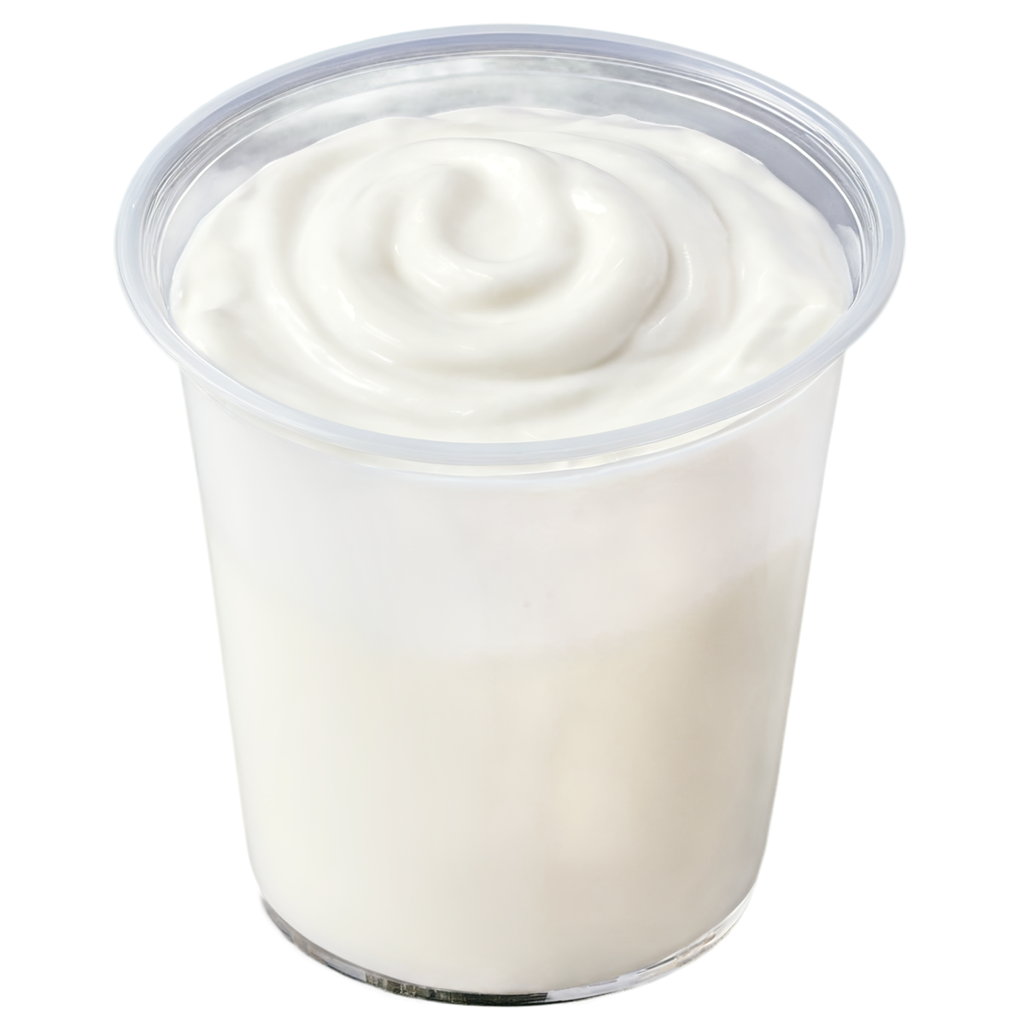 Greek yogurt dairy products isolated on transparent background #4275