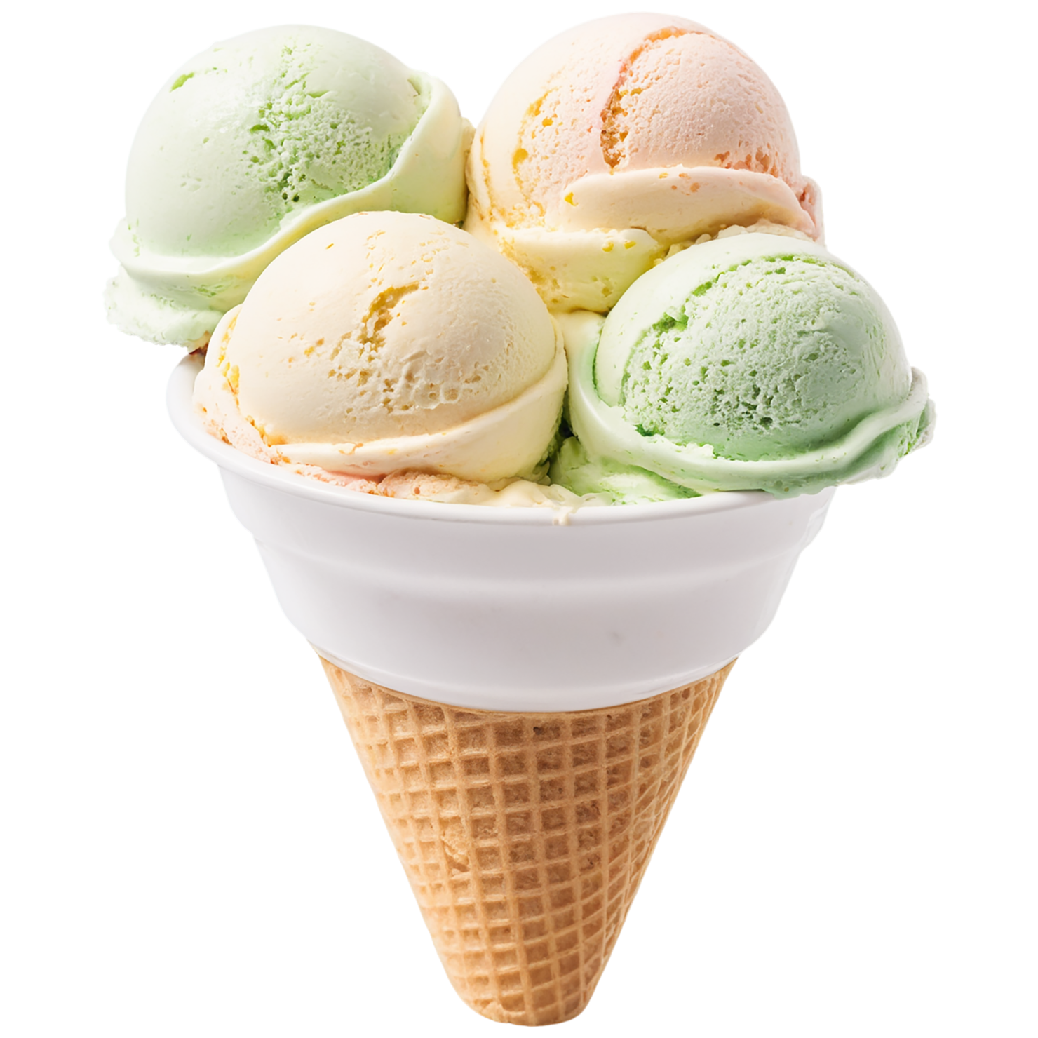 Ice cream dairy products isolated on transparent background #4287