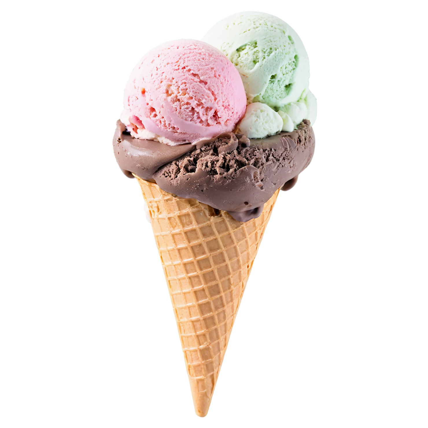 Ice cream dairy products isolated on transparent background #4288