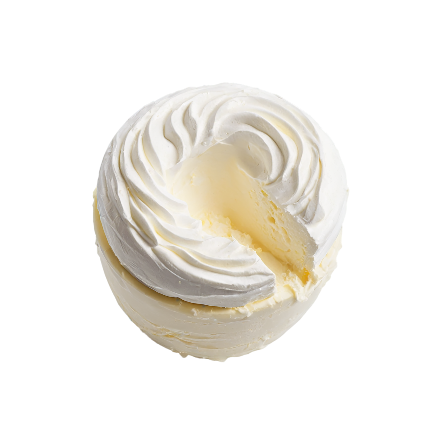 Mascarpone dairy products isolated on transparent background #4313
