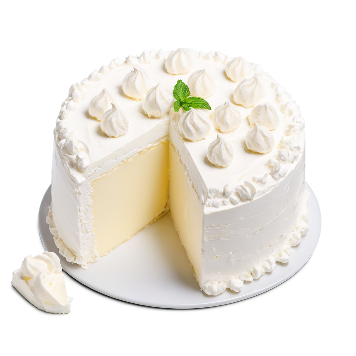 Mascarpone dairy products isolated on transparent background #4315