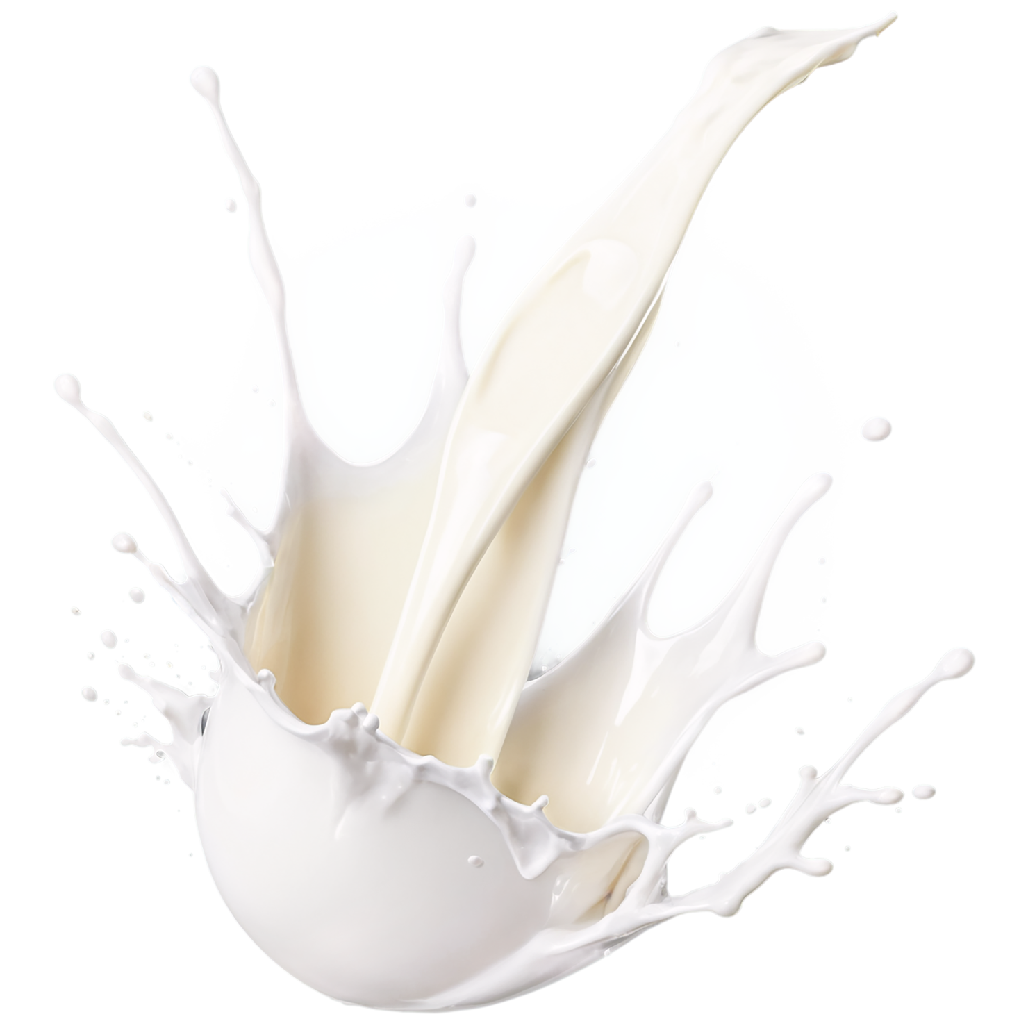 milk splash dairy products isolated on transparent background #4326