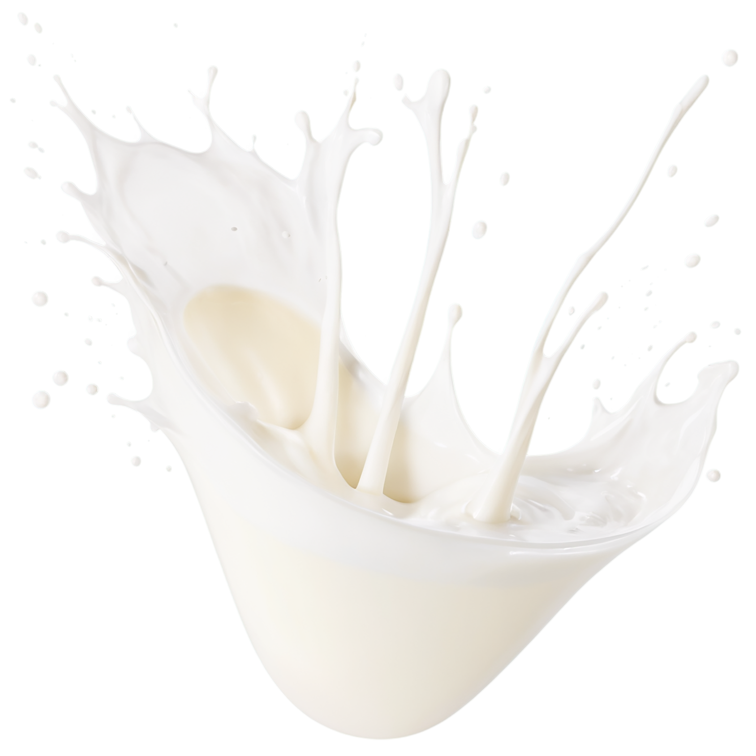 milk splash dairy products isolated on transparent background #4327