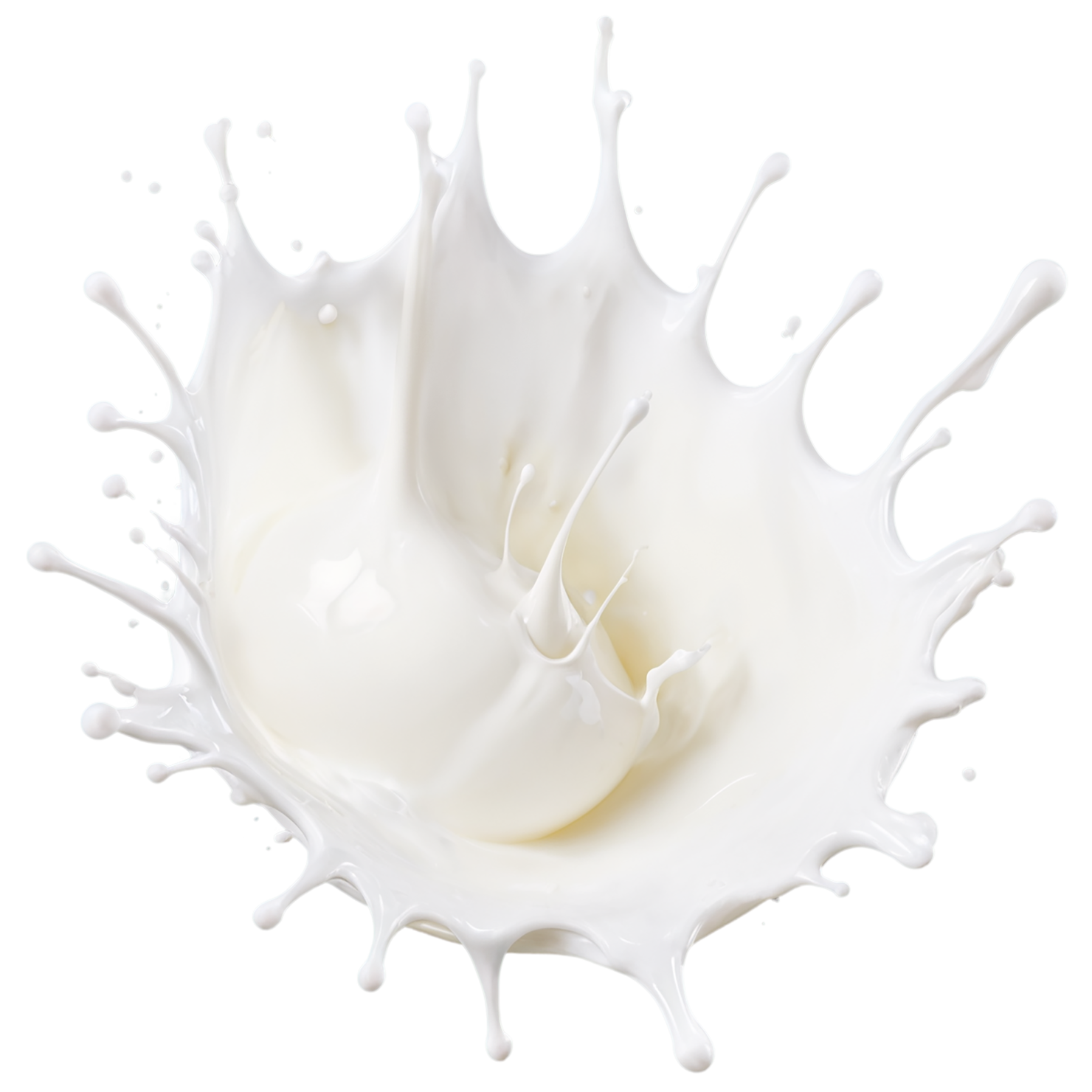 milk splash dairy products isolated on transparent background #4329