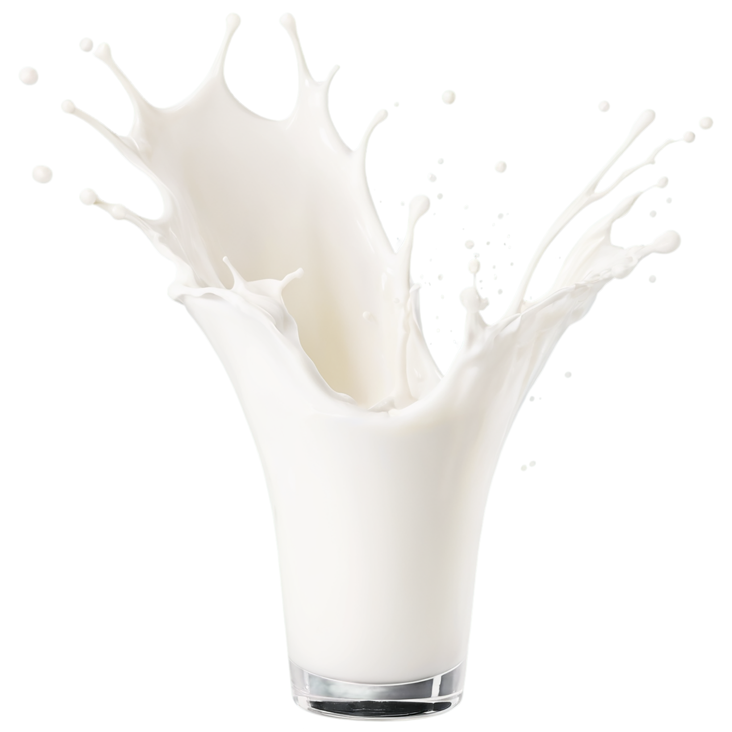 milk splash dairy products isolated on transparent background #4336