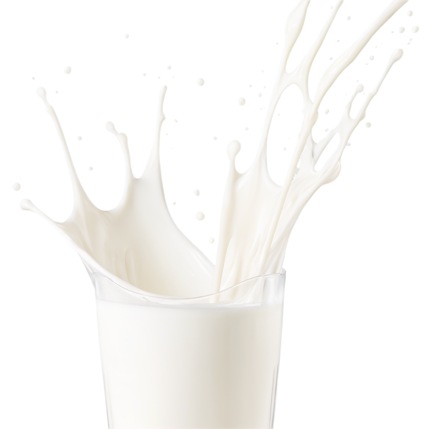 milk splash dairy products isolated on transparent background #4337