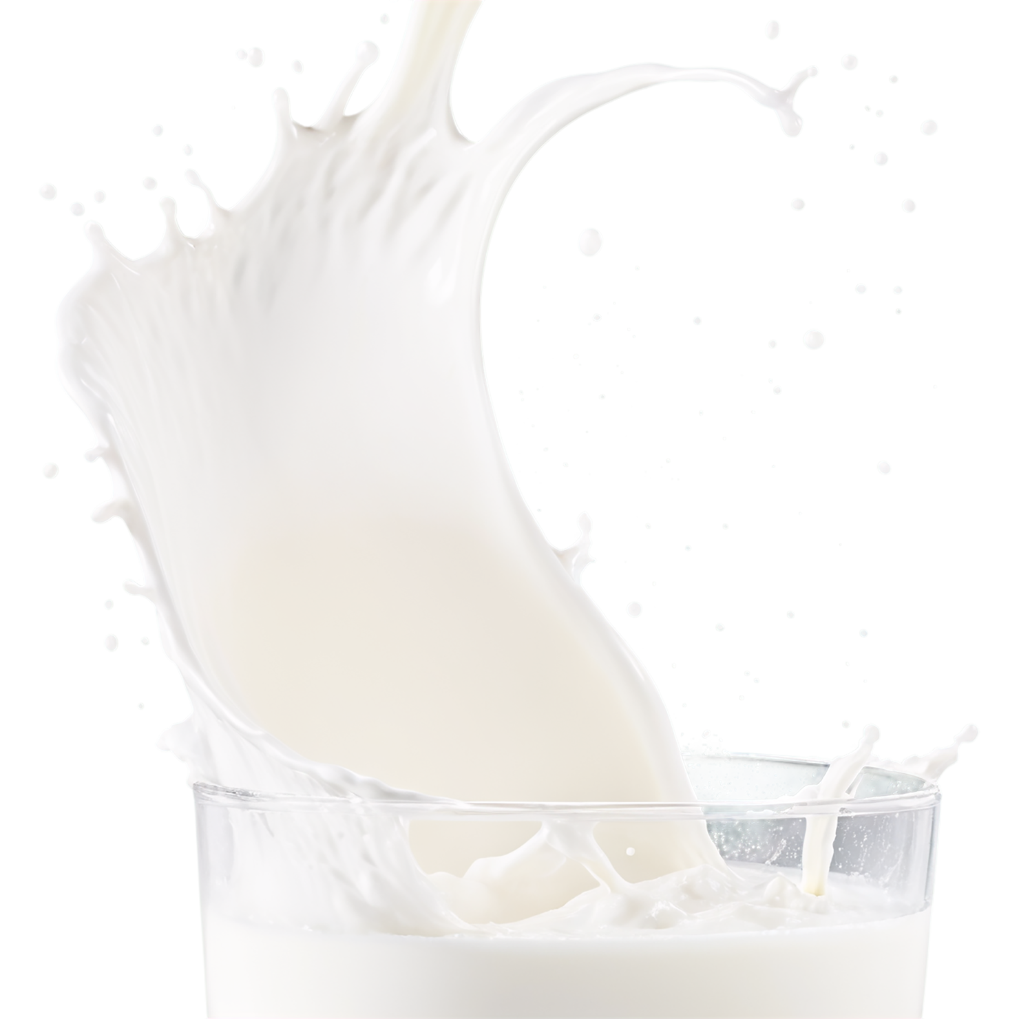milk splash dairy products isolated on transparent background #4338