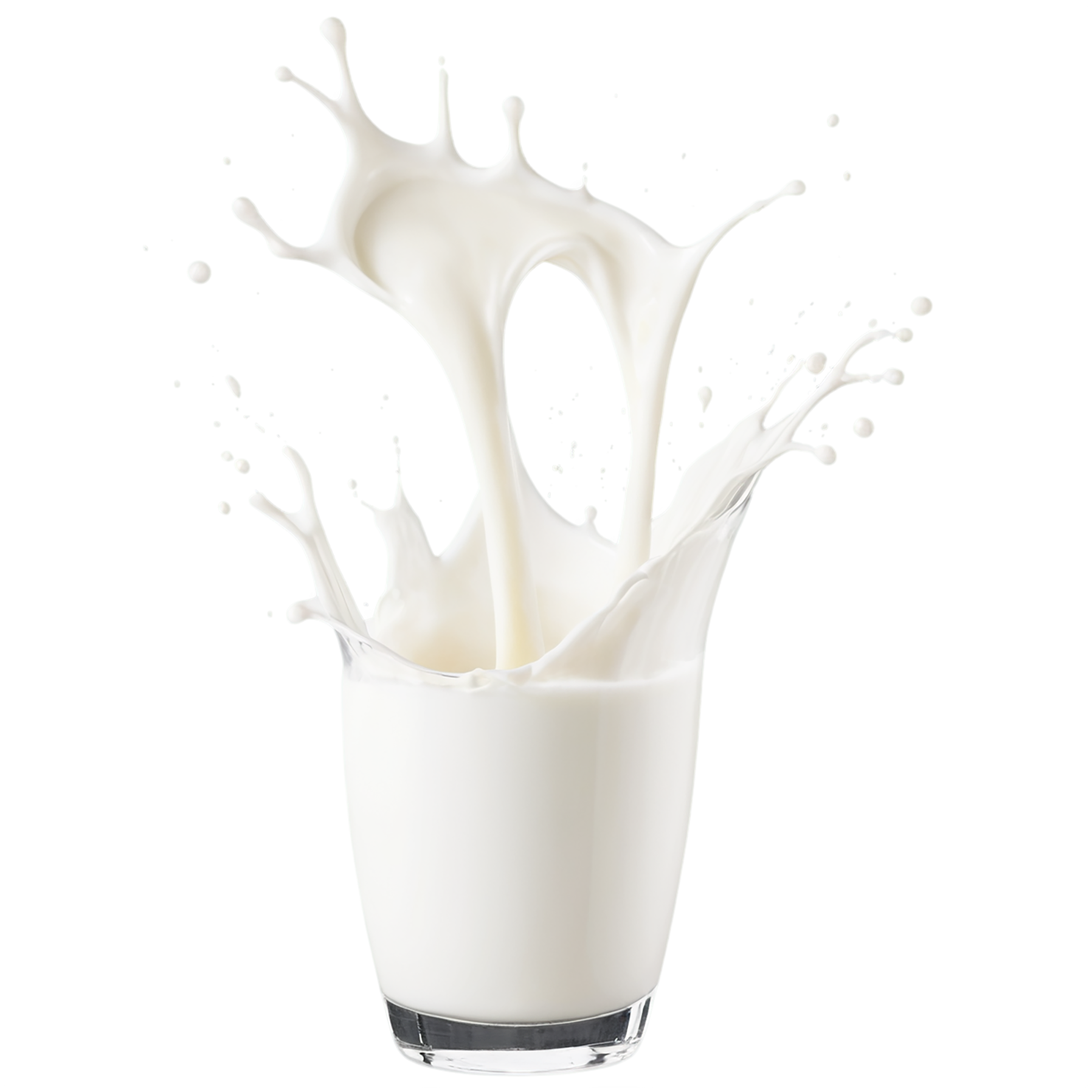 milk splash dairy products isolated on transparent background #4339