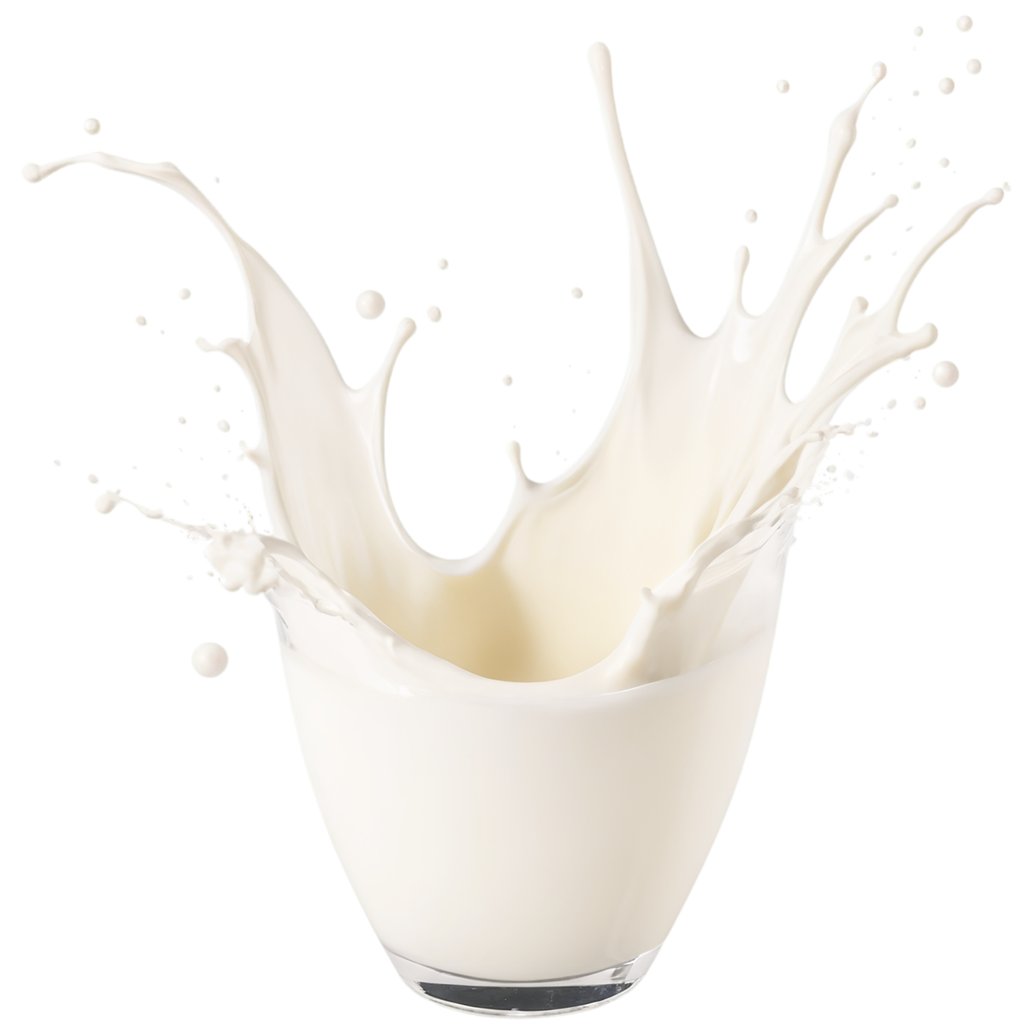 milk splash dairy products isolated on transparent background #4343