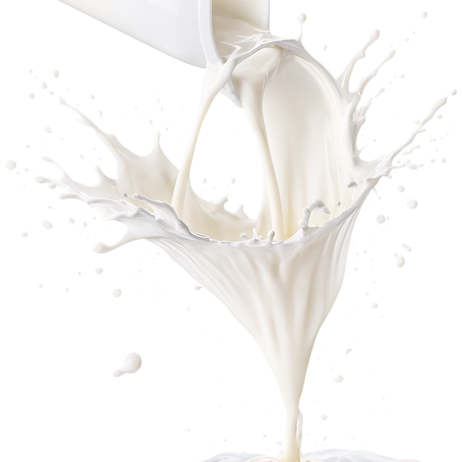 milk splash dairy products isolated on transparent background #4345