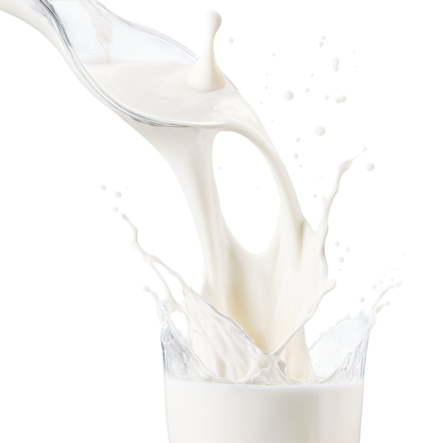 milk splash dairy products isolated on transparent background #4346