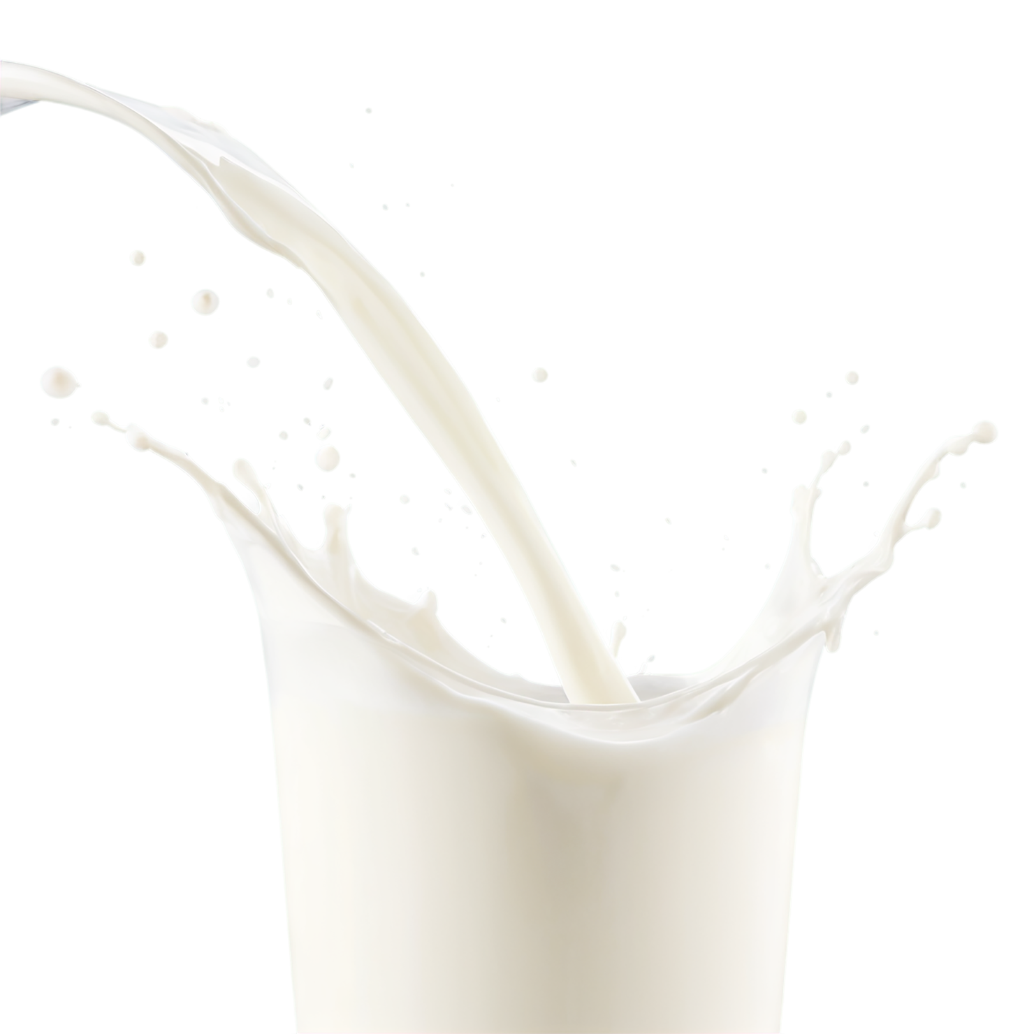 milk splash dairy products isolated on transparent background #4347