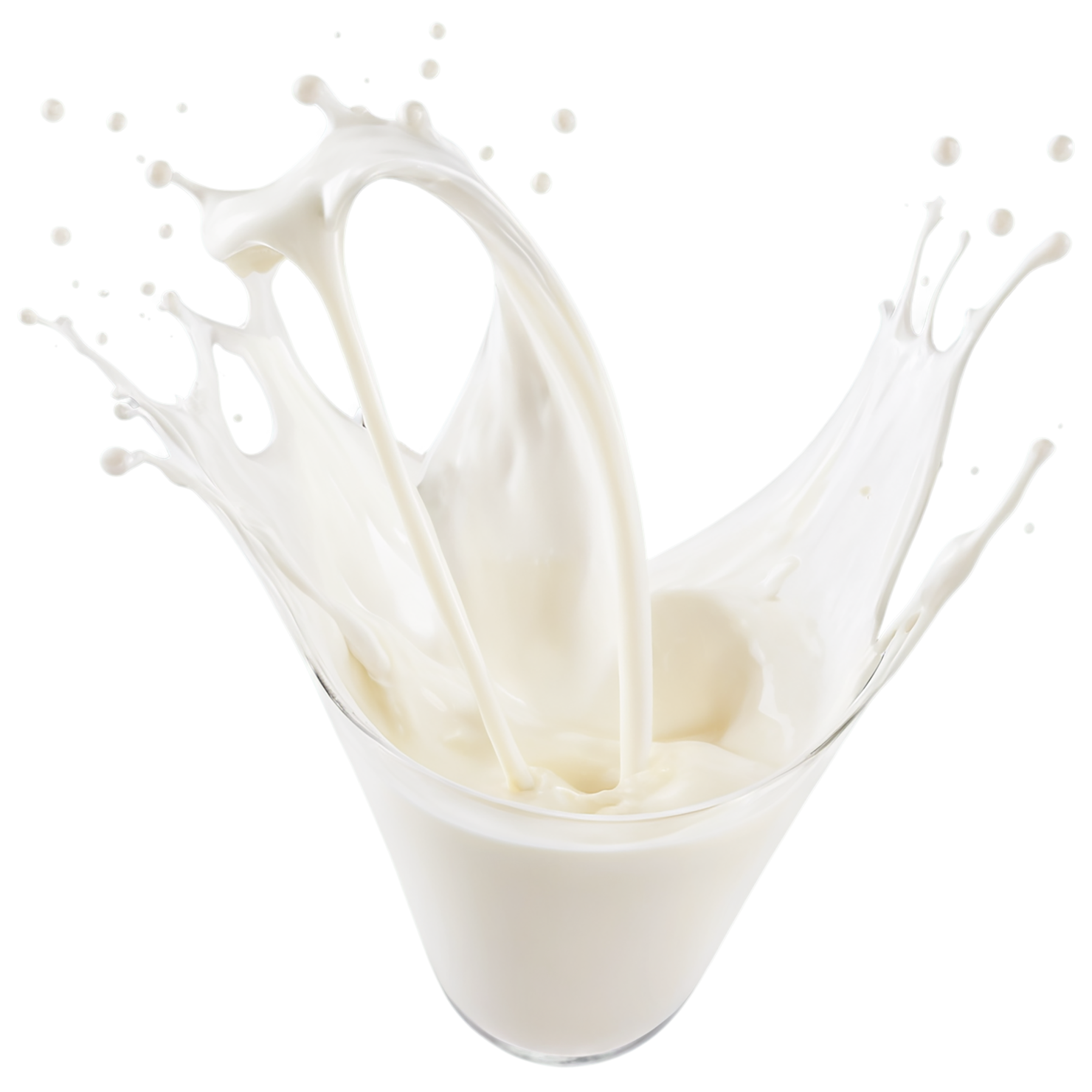 milk splash dairy products isolated on transparent background #4348