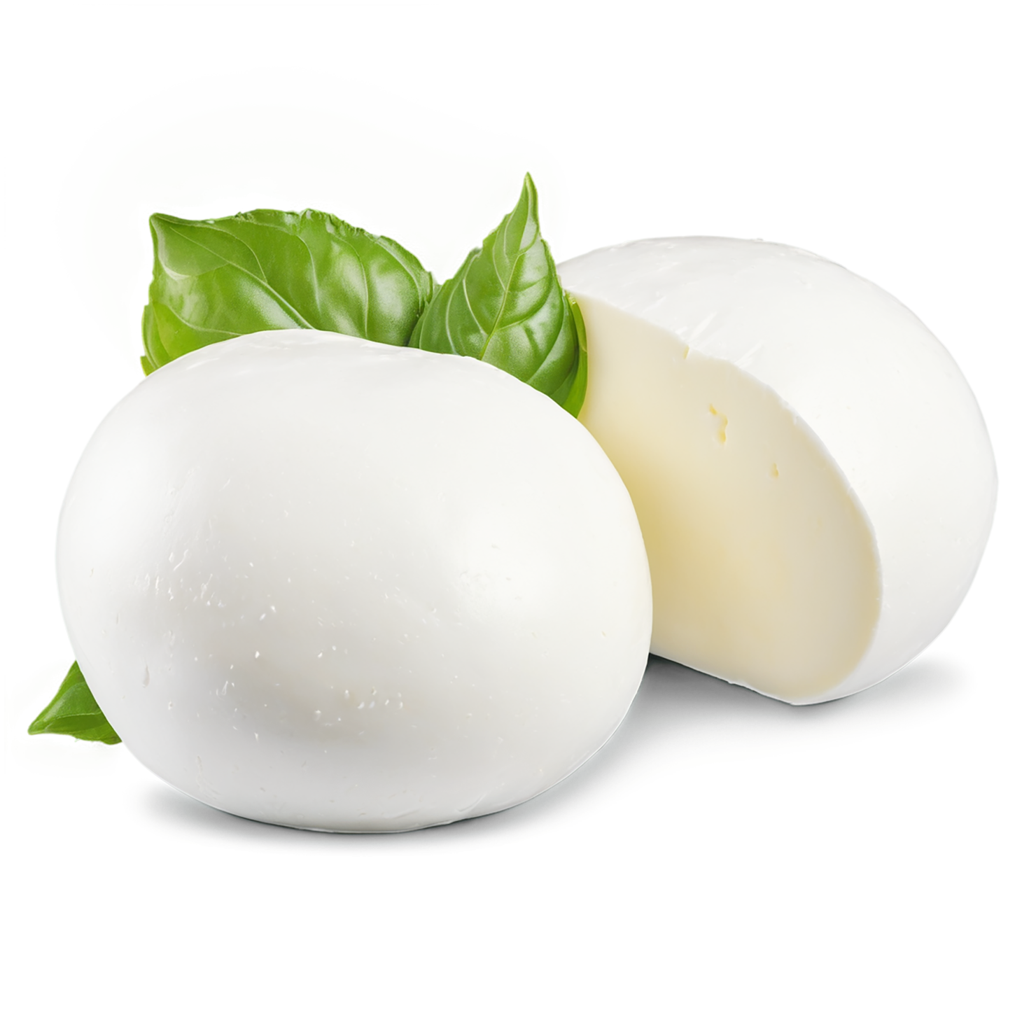mozzarella dairy products isolated on transparent background #4349