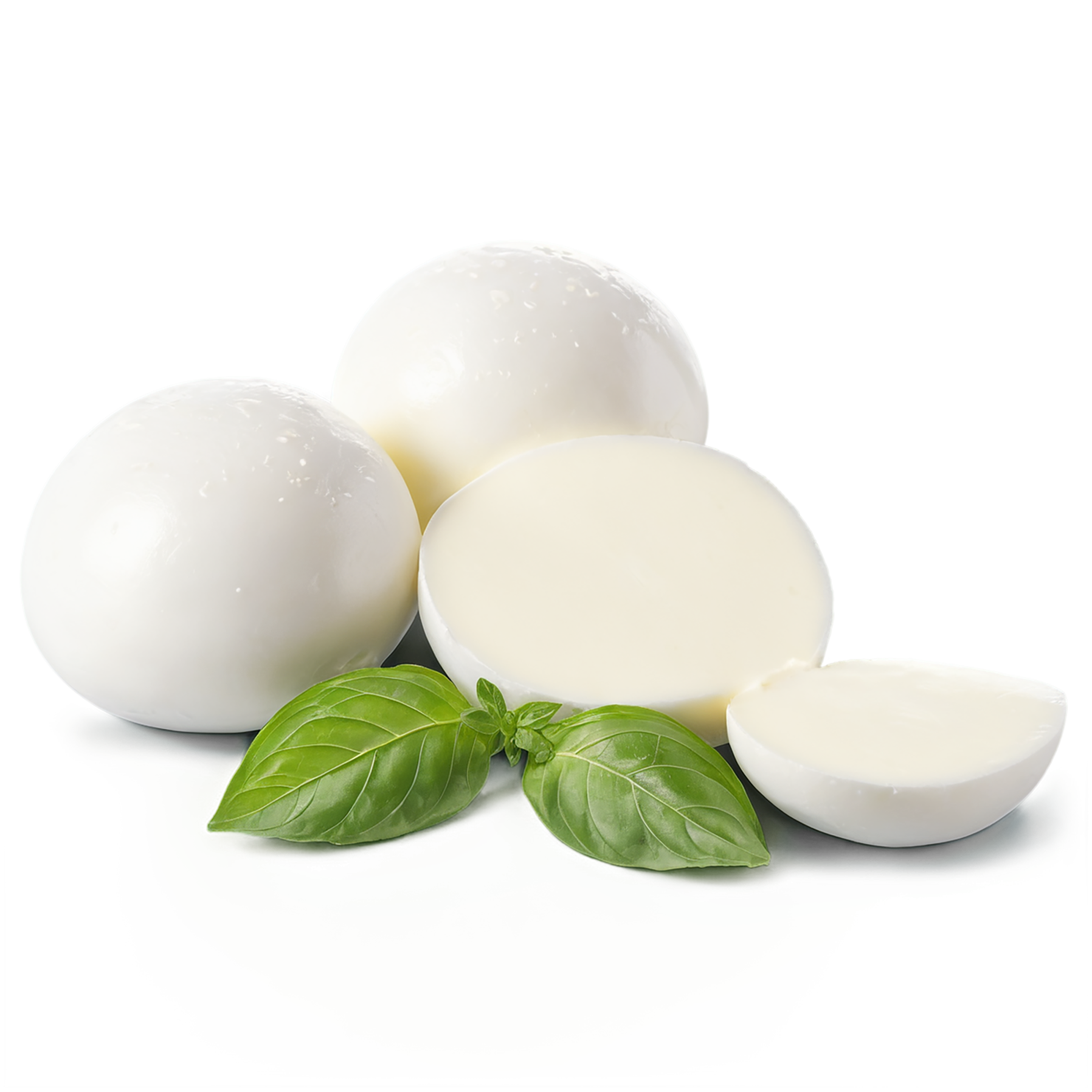 mozzarella dairy products isolated on transparent background #4354