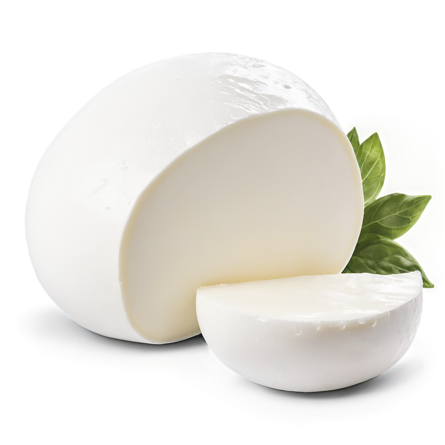mozzarella dairy products isolated on transparent background #4356