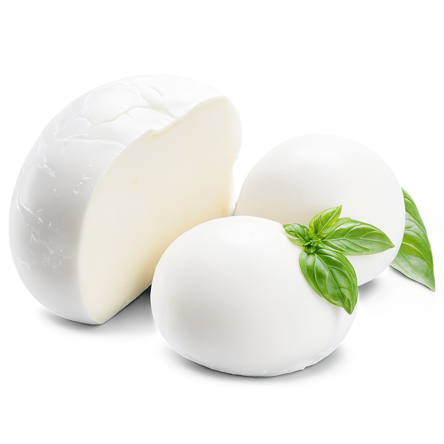 mozzarella dairy products isolated on transparent background #4367