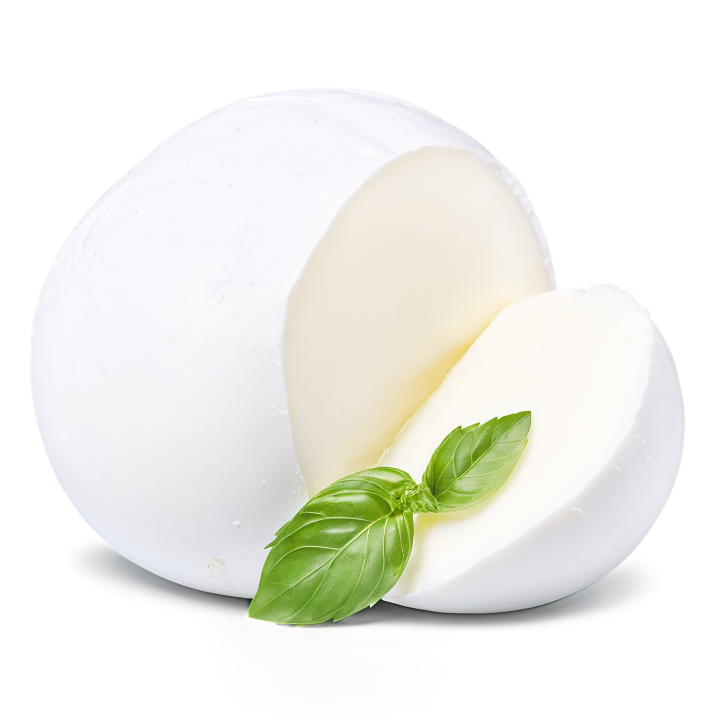 mozzarella dairy products isolated on transparent background #4368