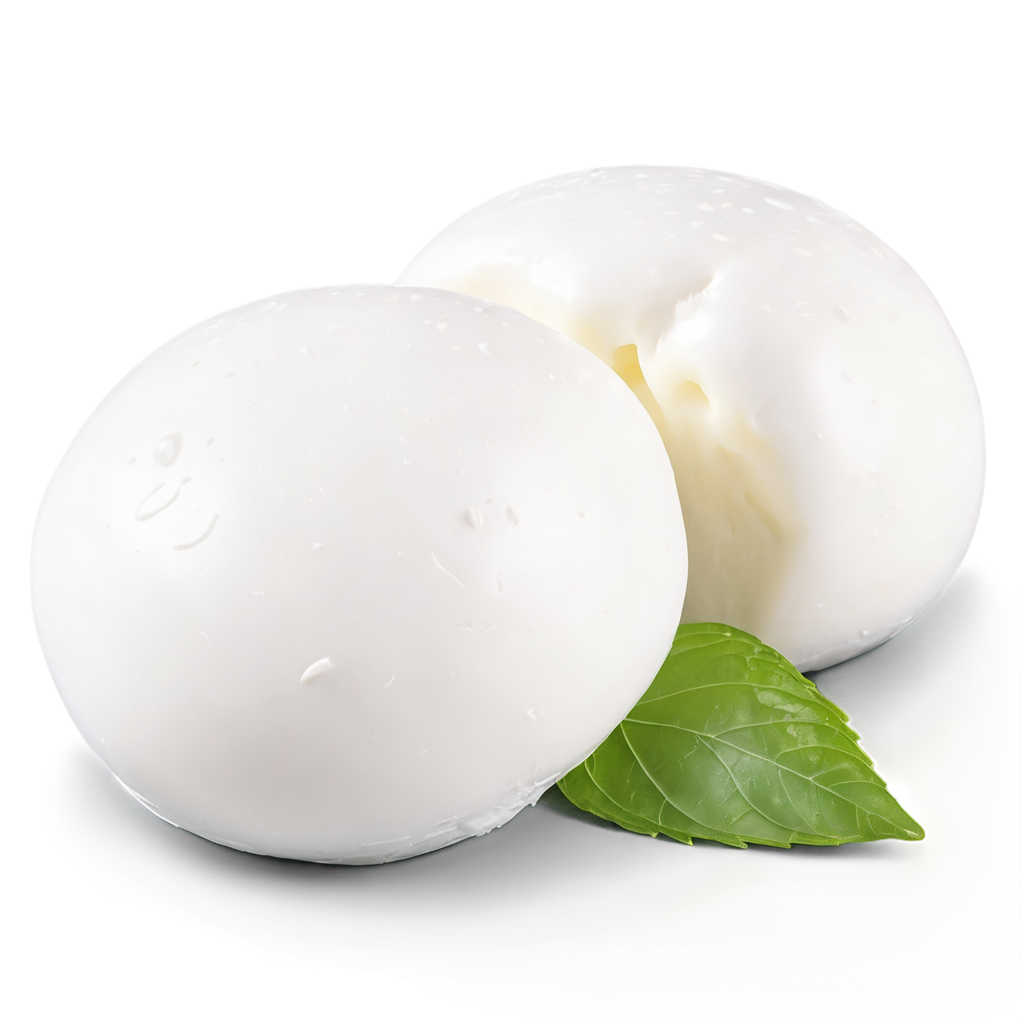 mozzarella dairy products isolated on transparent background #4373