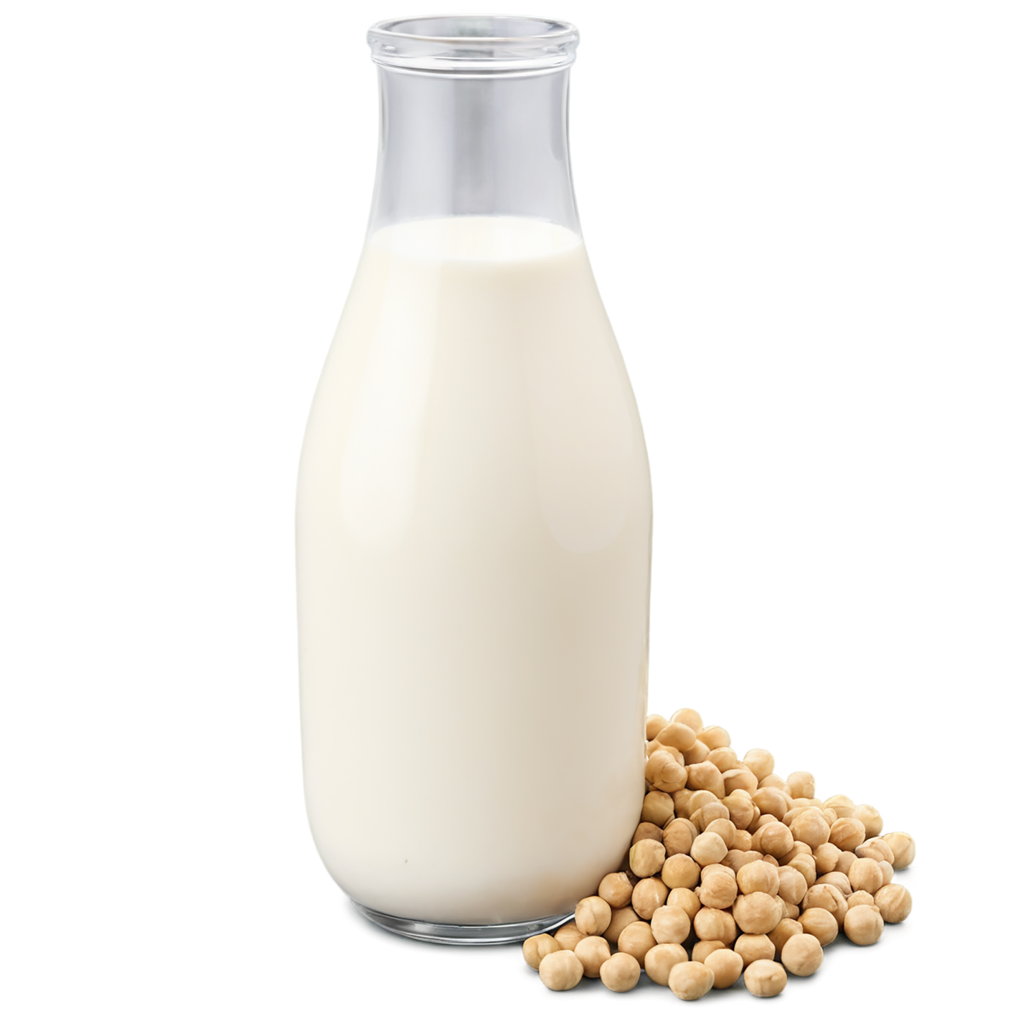 Soy milk isolated on transparent background #4400