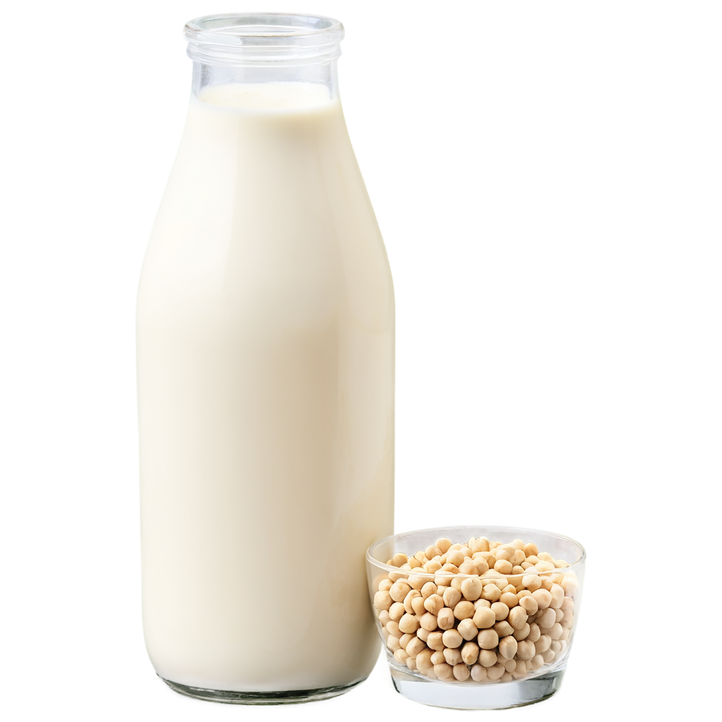 Soy milk isolated on transparent background #4406