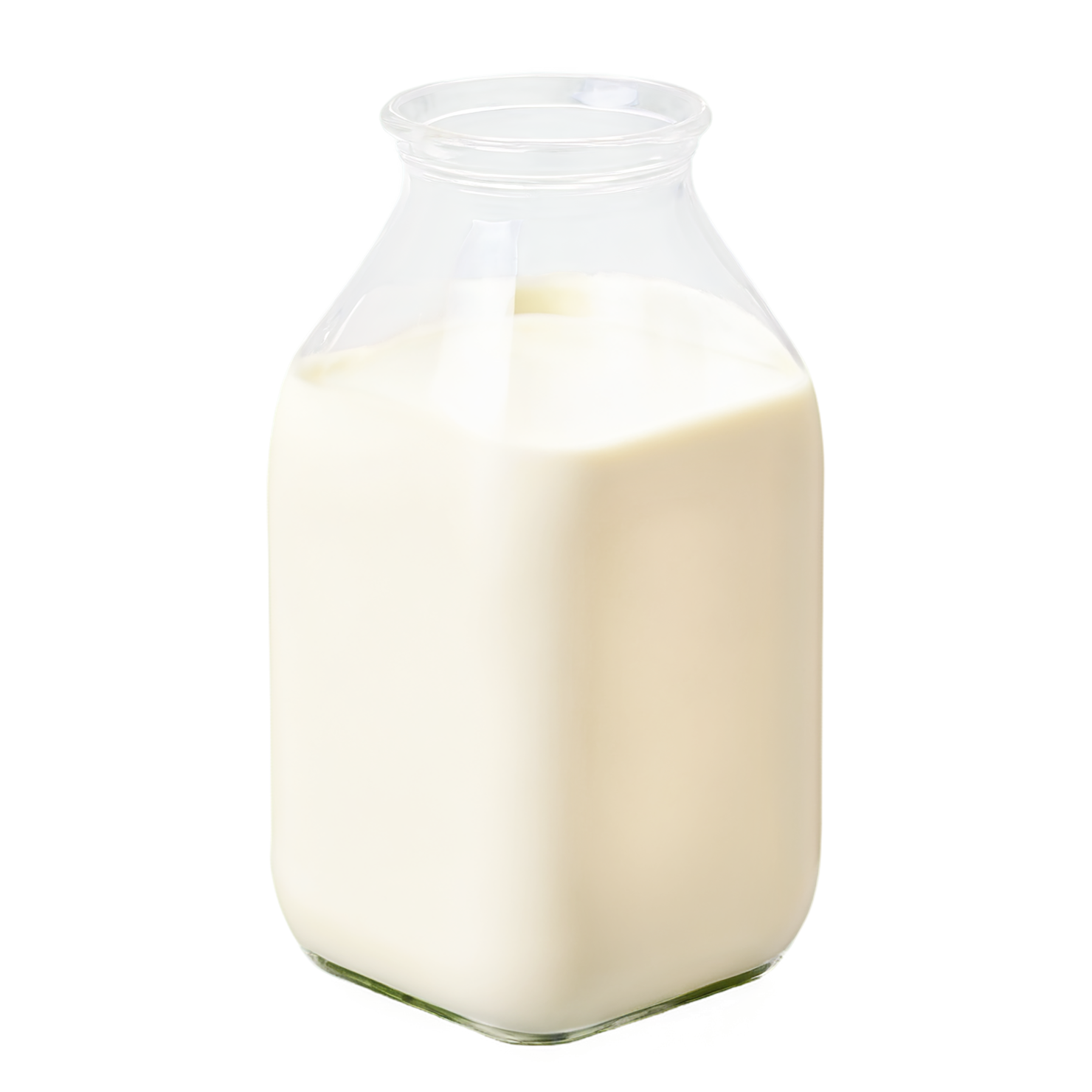 Soy milk isolated on transparent background #4407