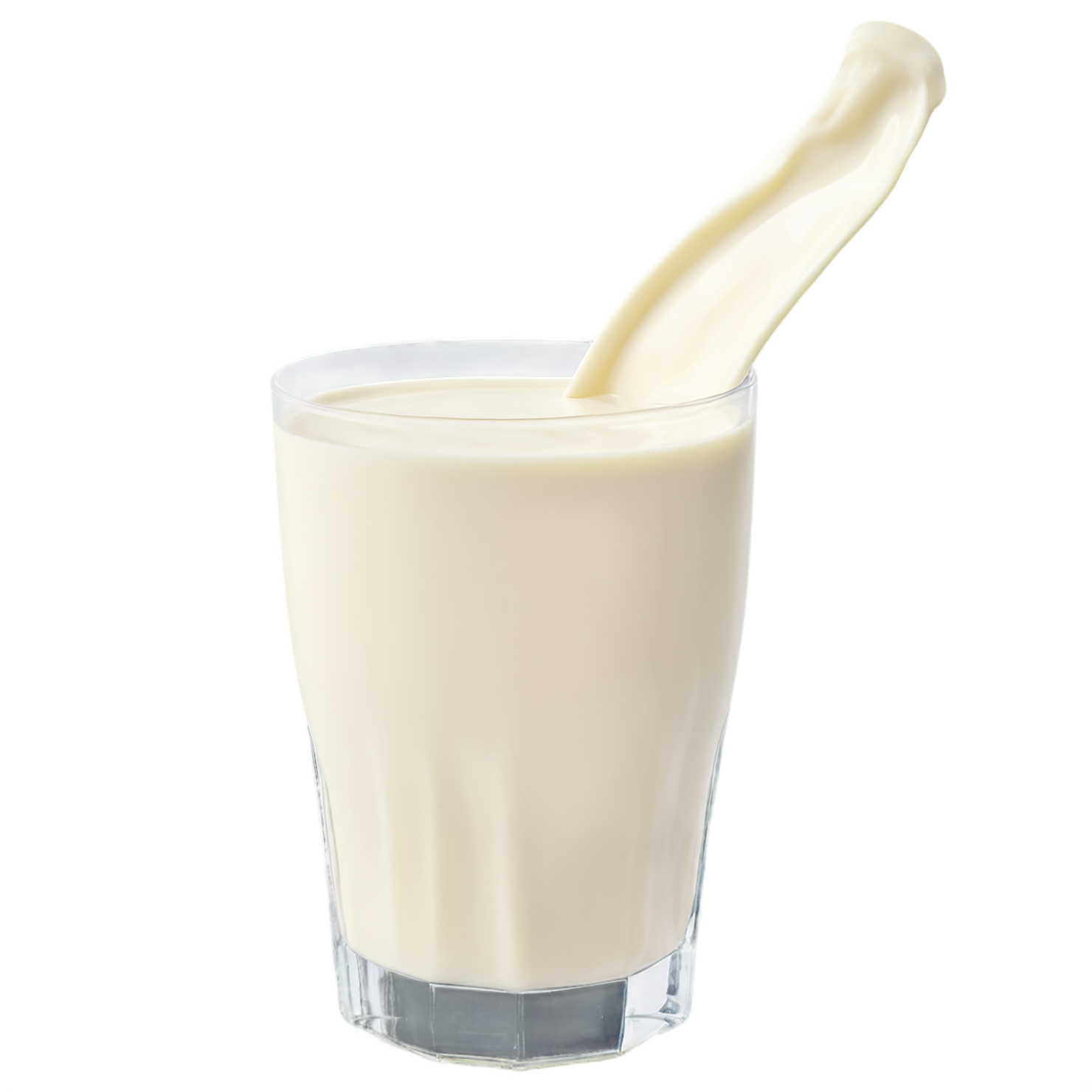 Soy milk isolated on transparent background #4411