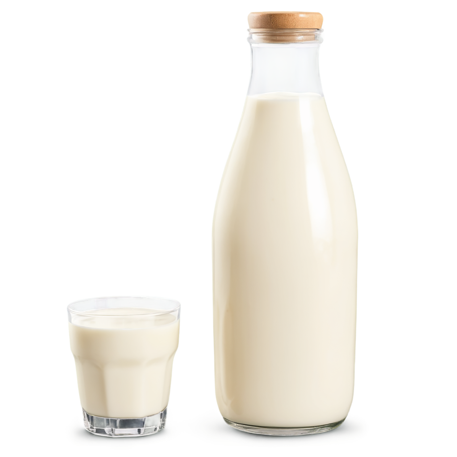 Soy milk isolated on transparent background #4413