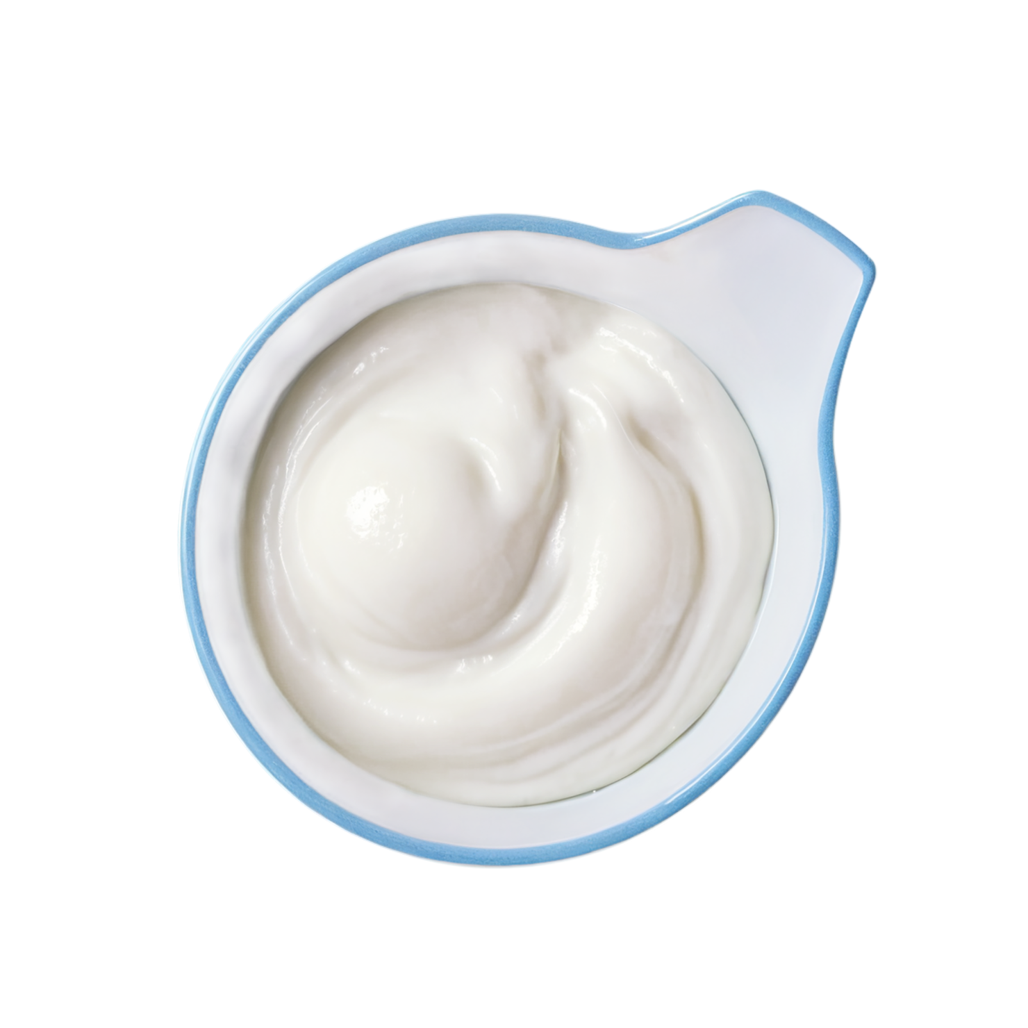 yogurt dairy products isolated on transparent background #4423