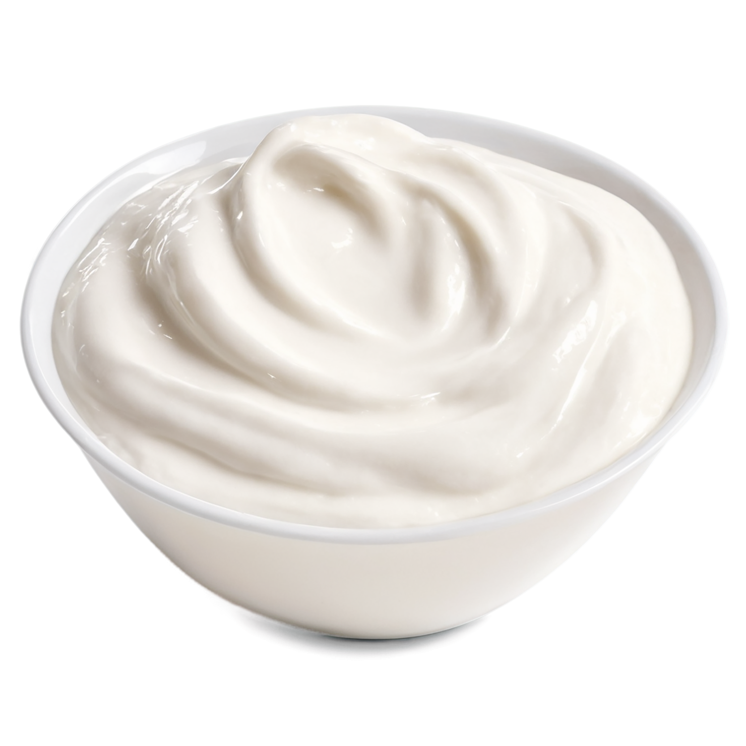yogurt dairy products isolated on transparent background #4428