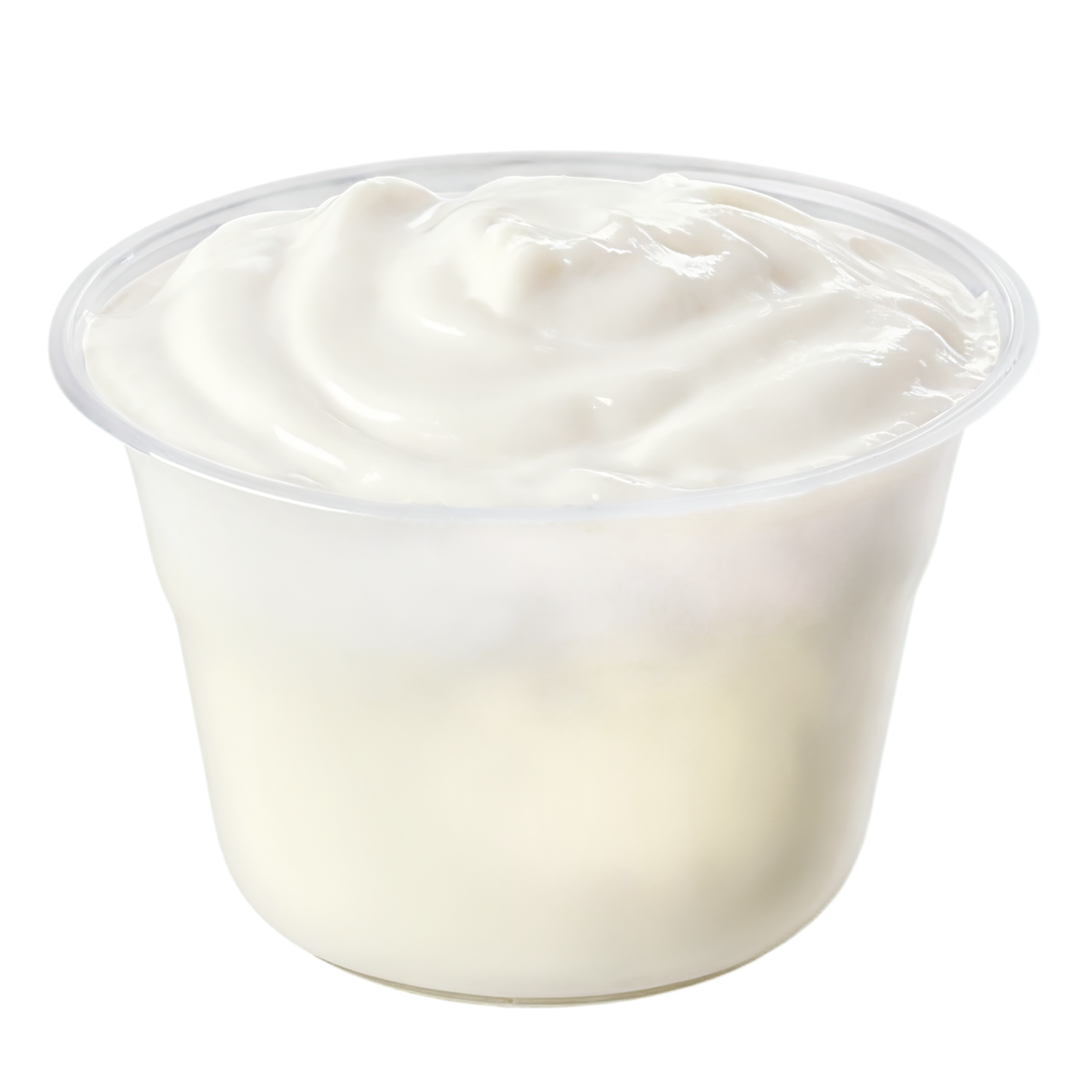 yogurt dairy products isolated on transparent background #4433