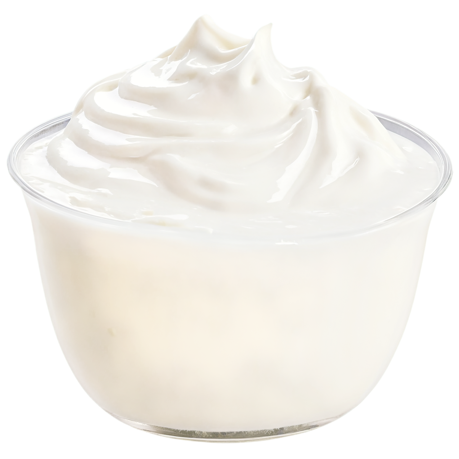 yogurt dairy products isolated on transparent background #4435