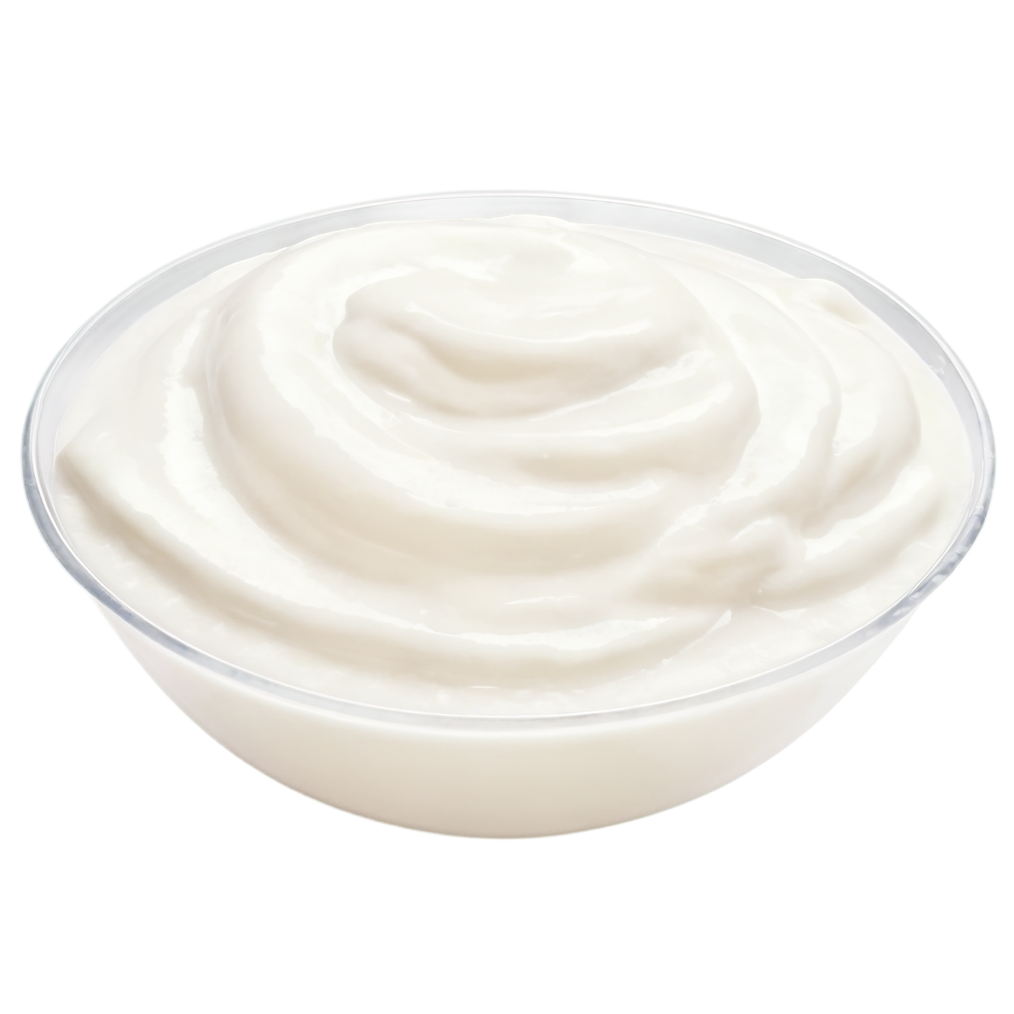 yogurt dairy products isolated on transparent background #4436