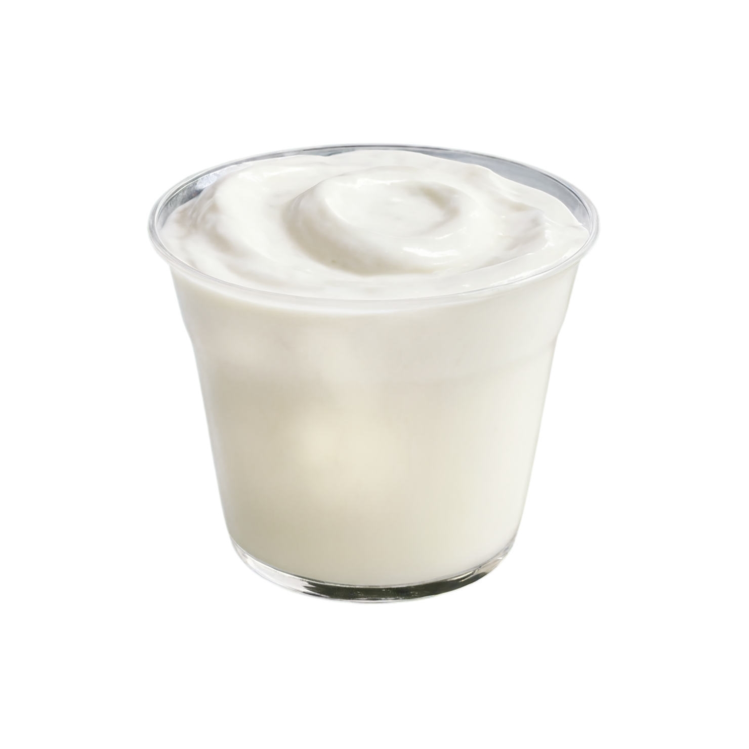 yogurt dairy products isolated on transparent background #4444