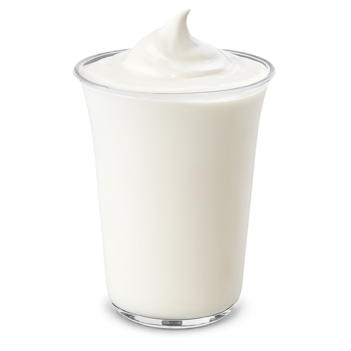 yogurt dairy products isolated on transparent background #4445