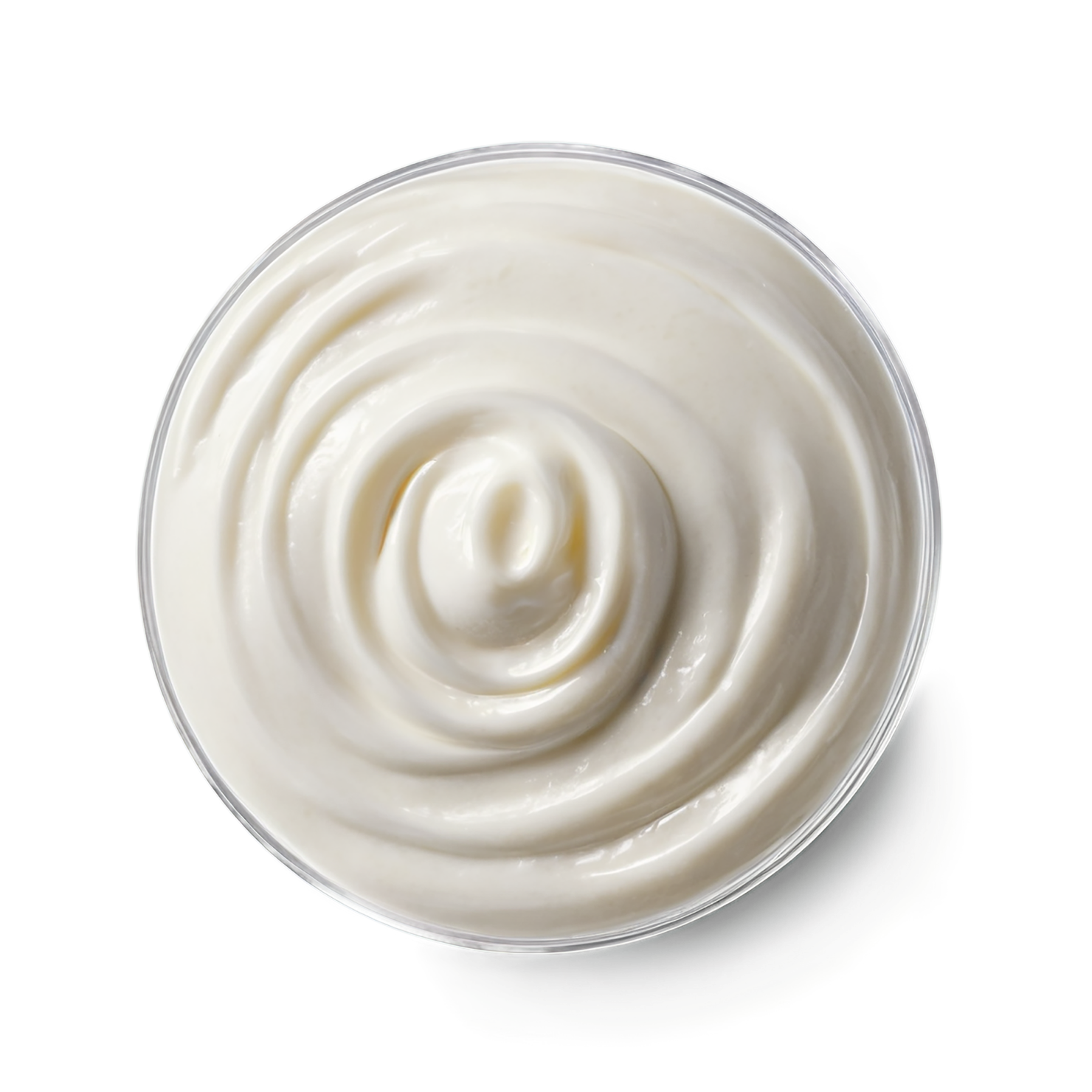 yogurt dairy products isolated on transparent background #4447
