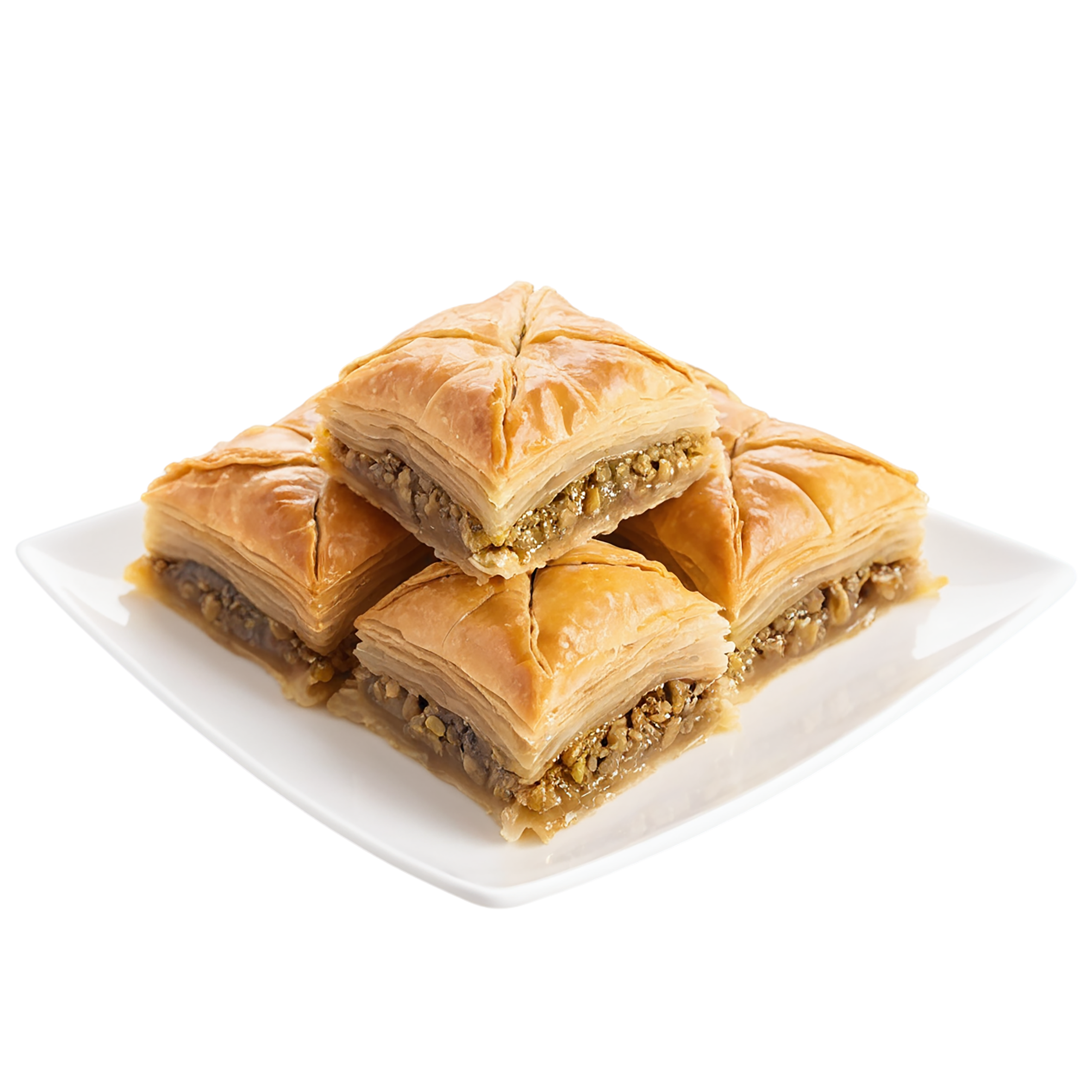 Baklava desserts isolated on transparent background #4481