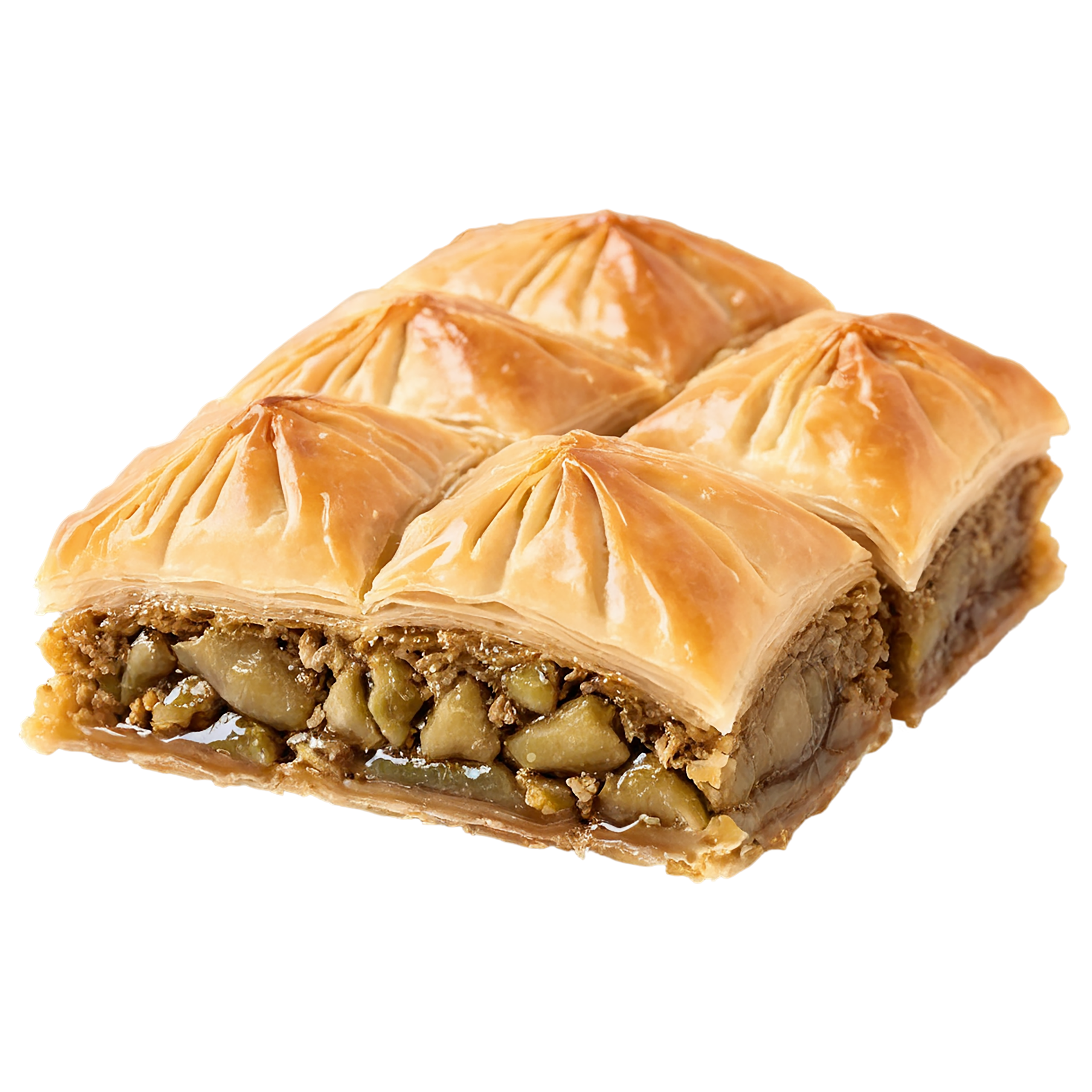 Baklava desserts isolated on transparent background #4501