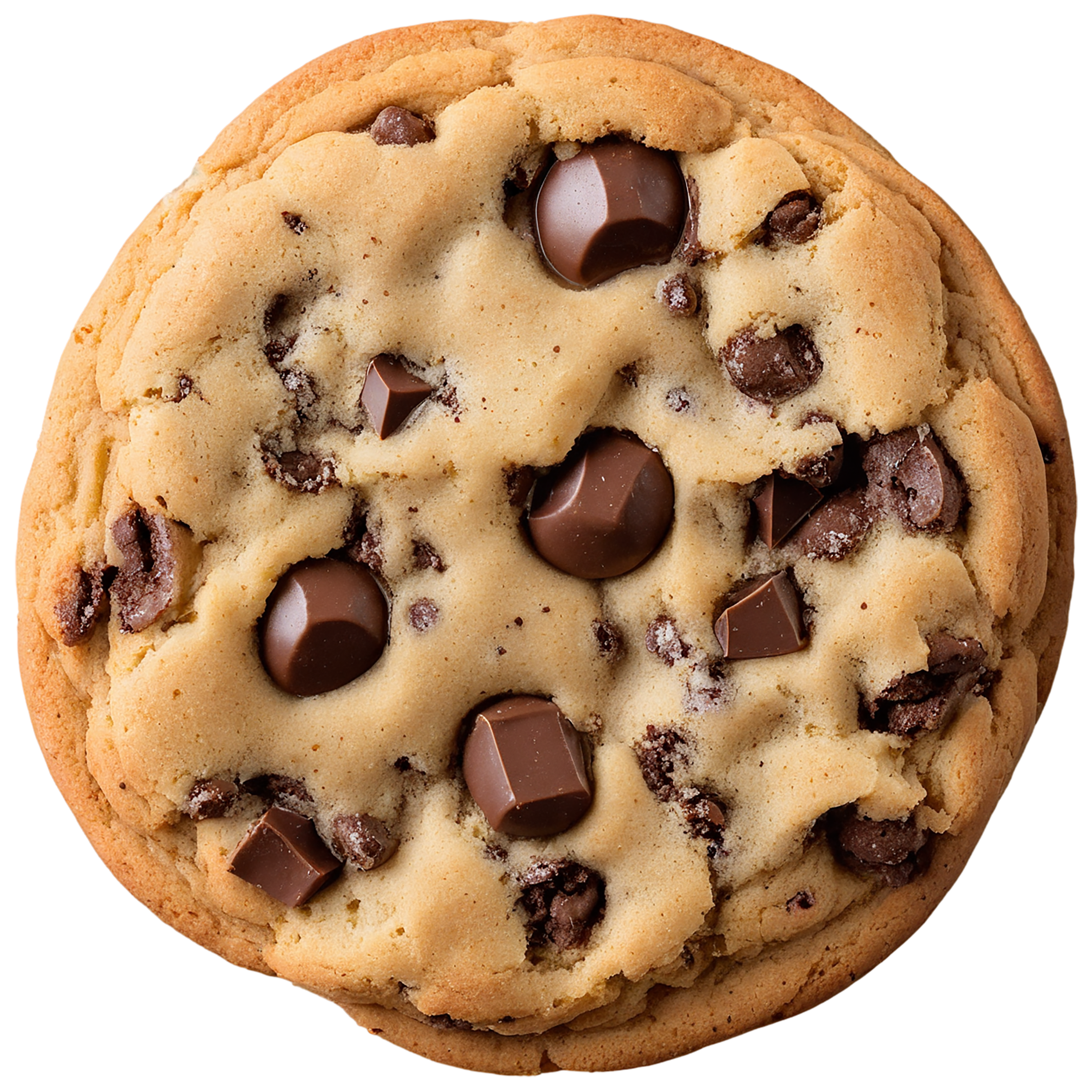 Chocolate chip cookies desserts isolated on transparent background #4611