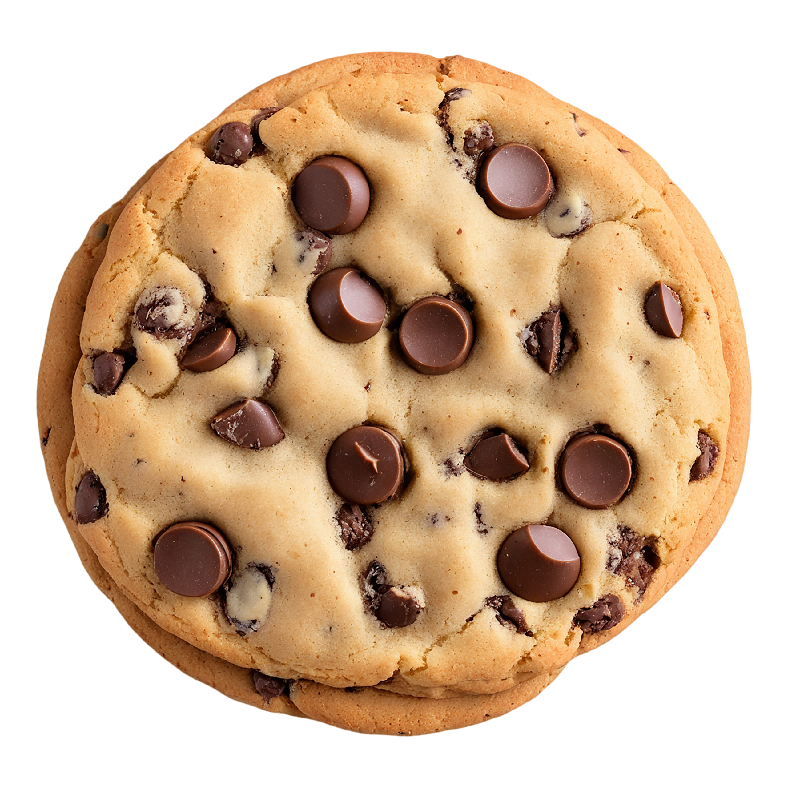 Chocolate chip cookies desserts isolated on transparent background #4617