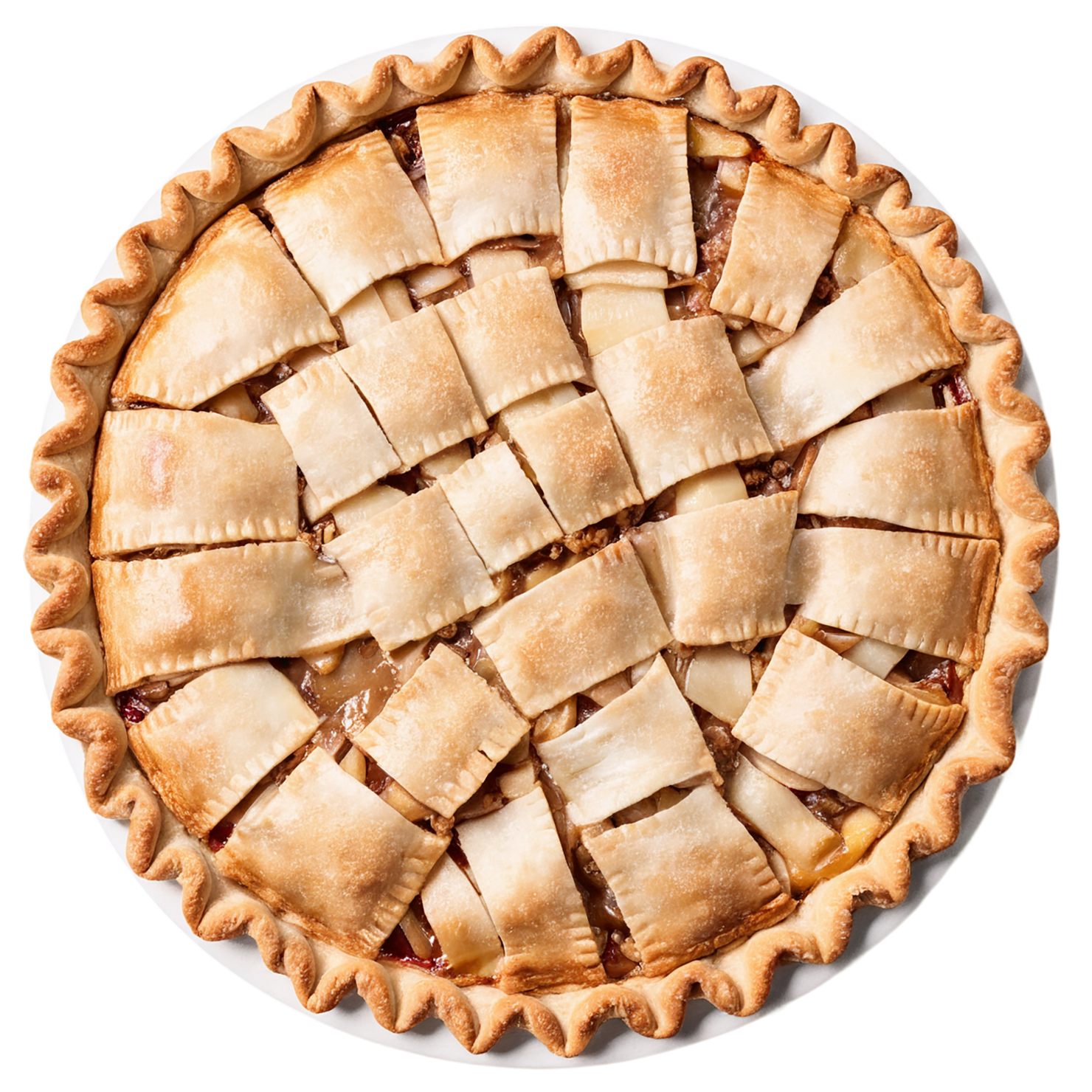 apple pie desserts isolated on transparent background #4452