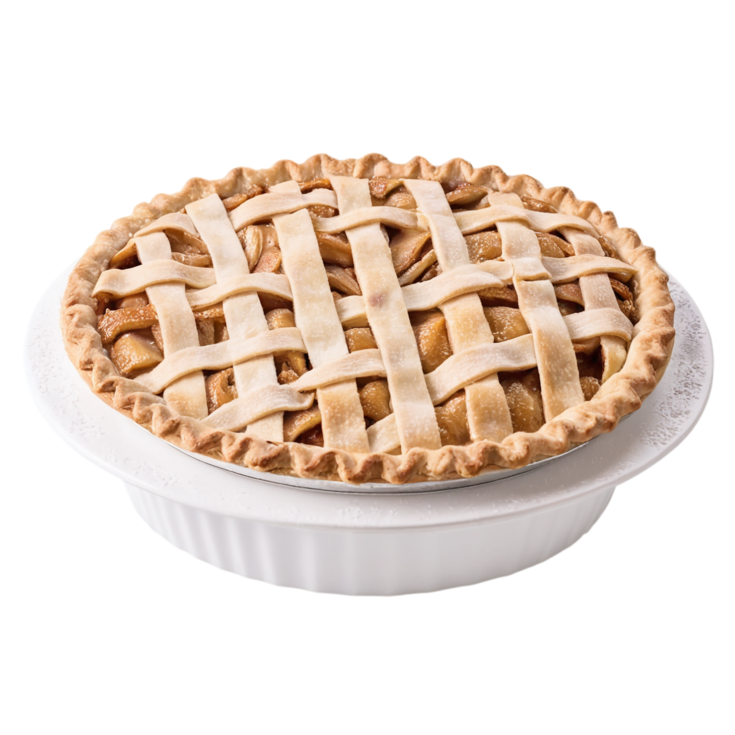 apple pie desserts isolated on transparent background #4455