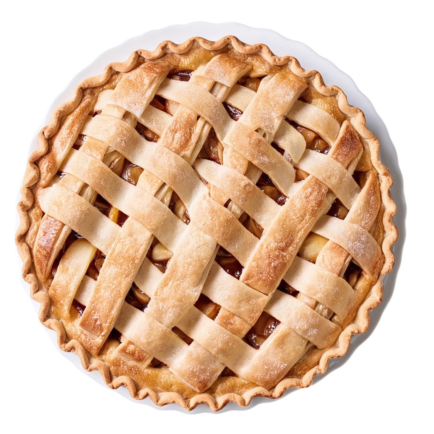 apple pie desserts isolated on transparent background #4458