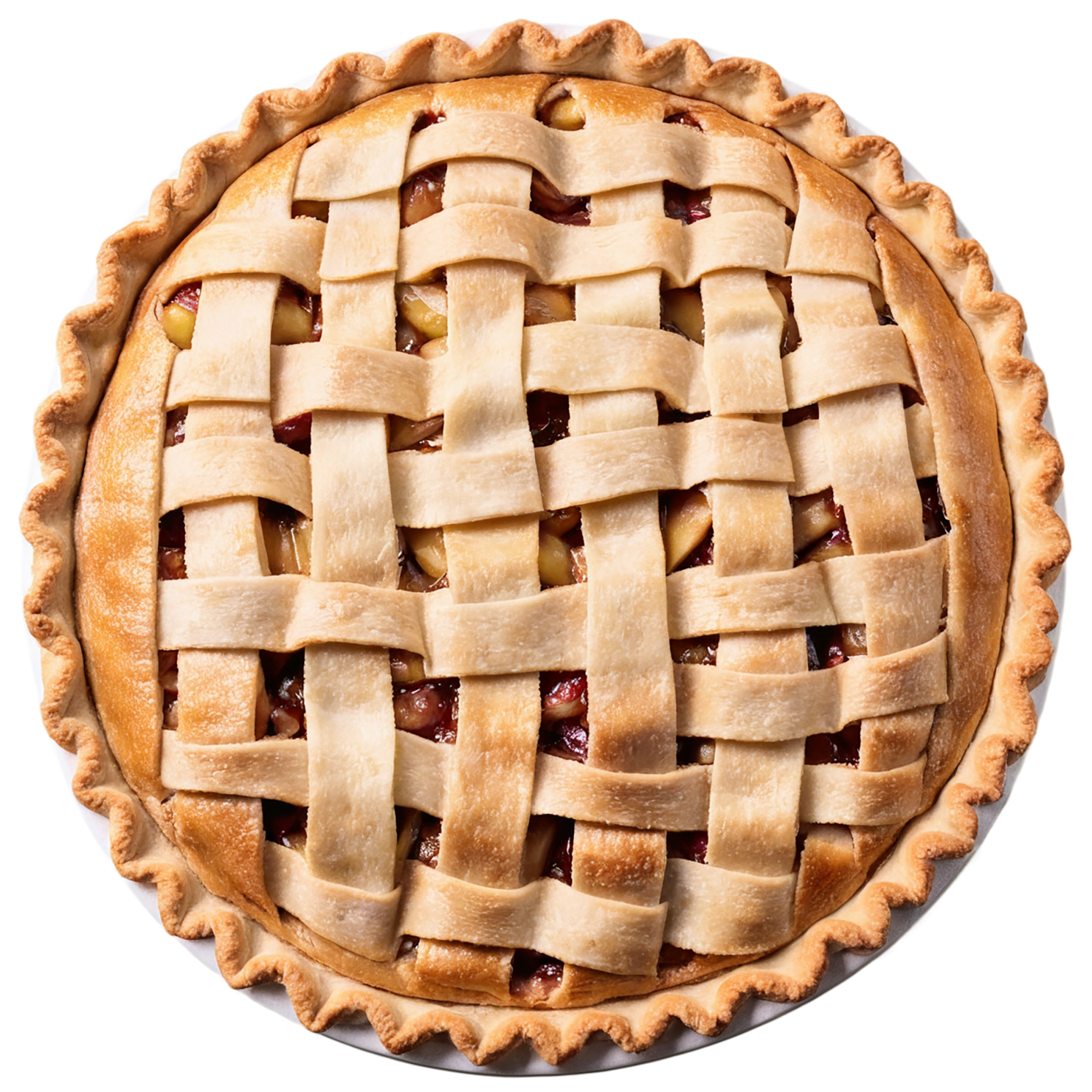 apple pie desserts isolated on transparent background #4463