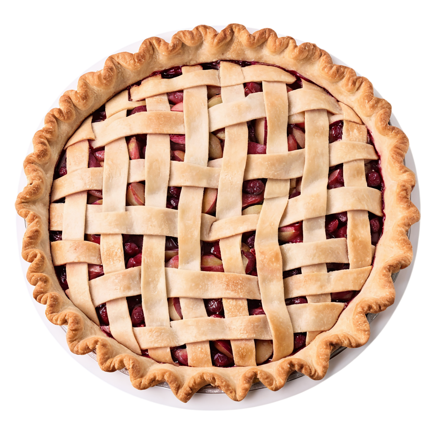 apple pie desserts isolated on transparent background #4467