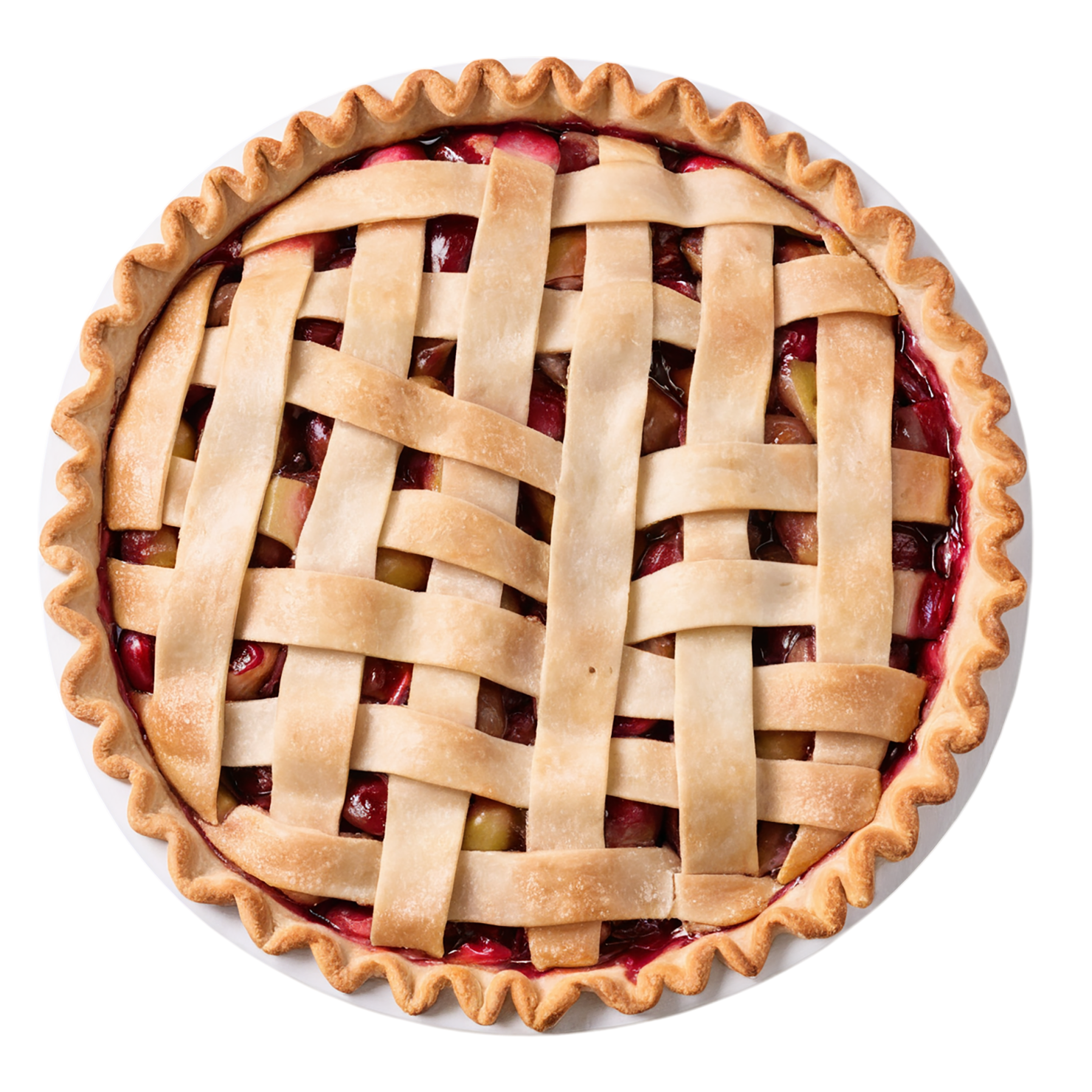 apple pie desserts isolated on transparent background #4468