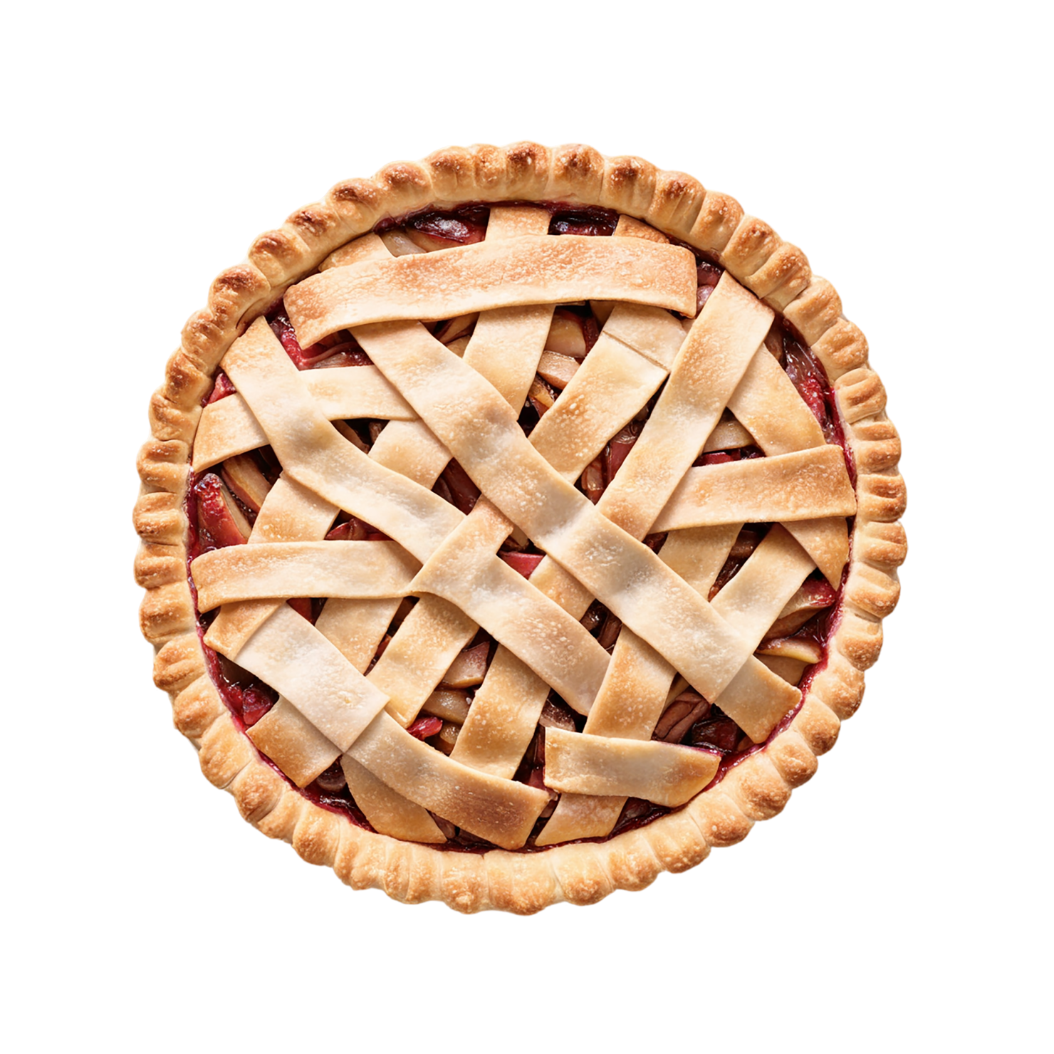 apple pie desserts isolated on transparent background #4470